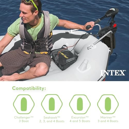 Intex Motor Mount Kit for Inflatable Boats – Fits Motors up to 3.0 HP