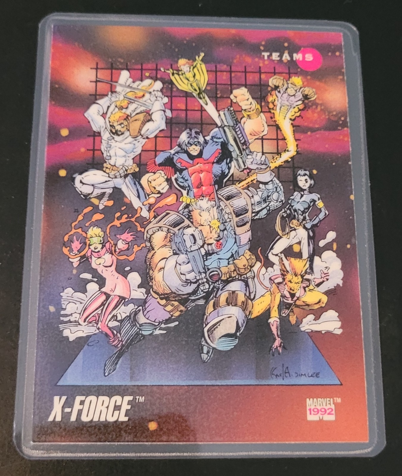 1990's Impel Marvel Universe Teams Fridge/Locker/Cabinet Laminated Magnet X-MEN