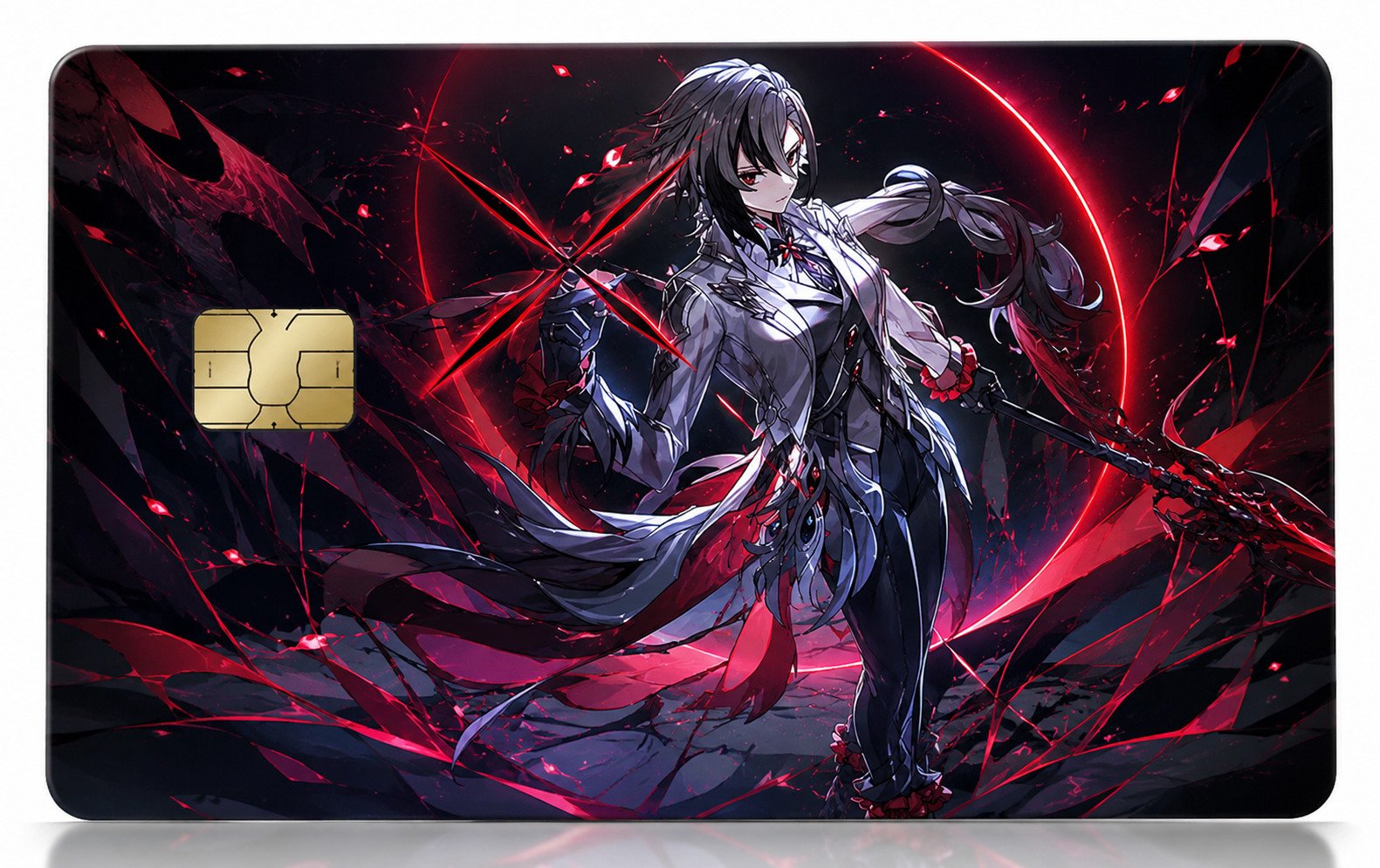 Shadow of the Knave Genshin Impact Arlecchino Debit Card Credit Card Skin