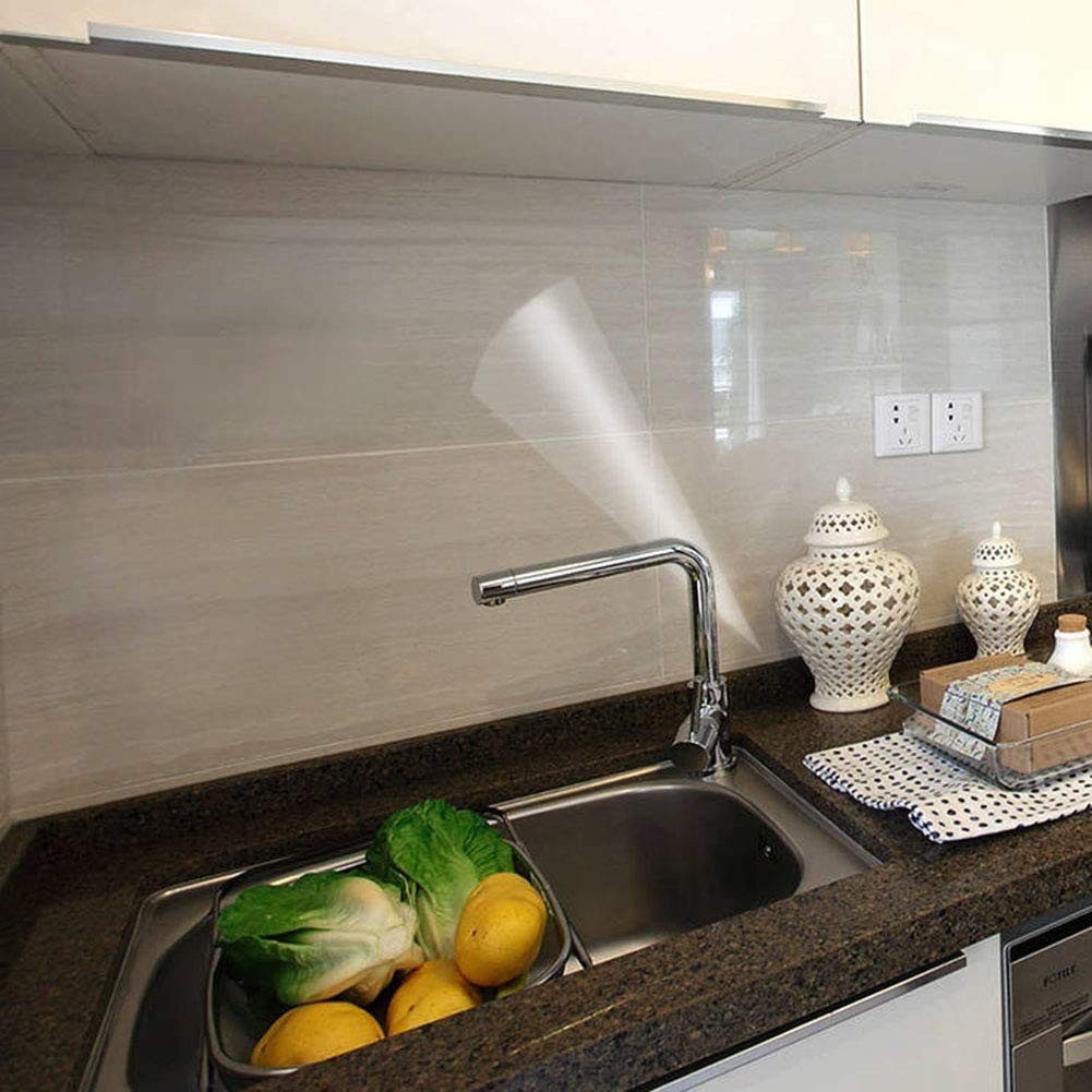 COSNIGHT Clear Contact Paper Kitchen Oil Proof Waterproof Wallpaper Self Adhesiv