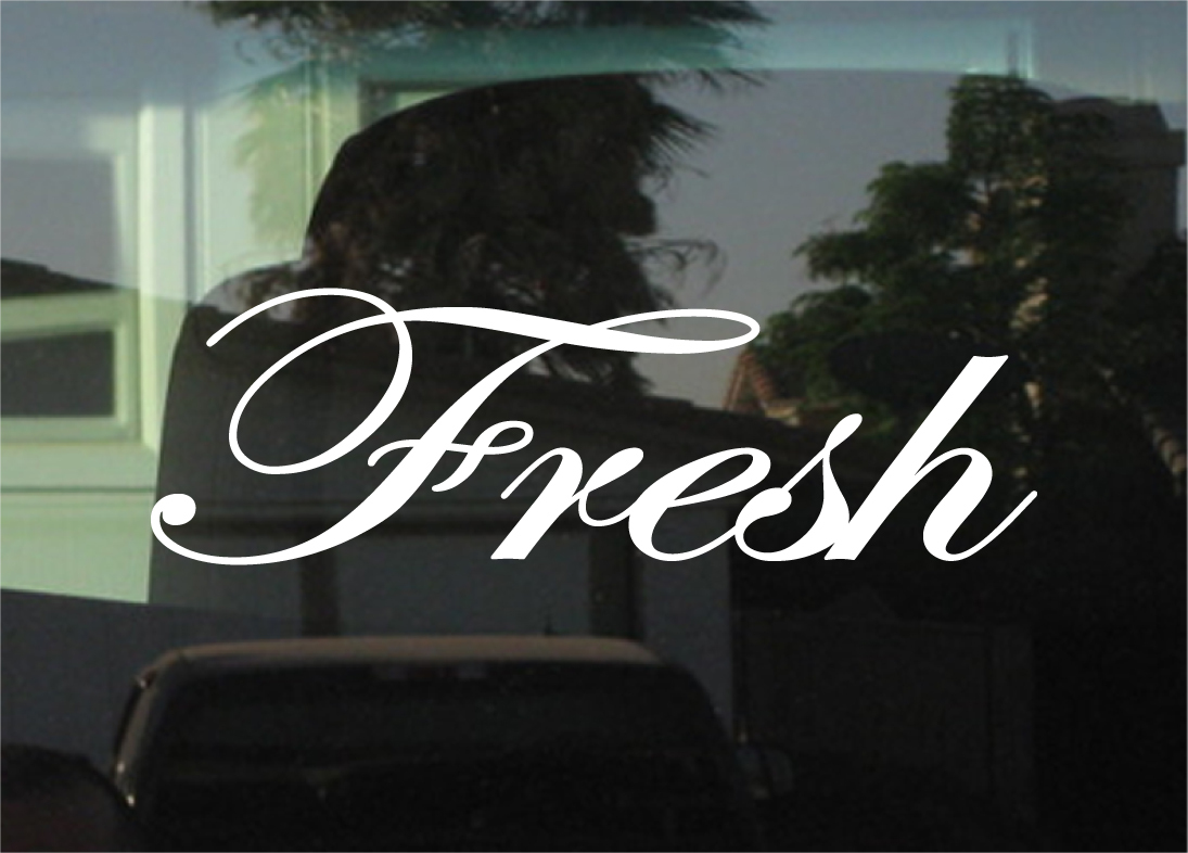 FRESH – 8" DIE CUT VINYL DECAL / STICKER