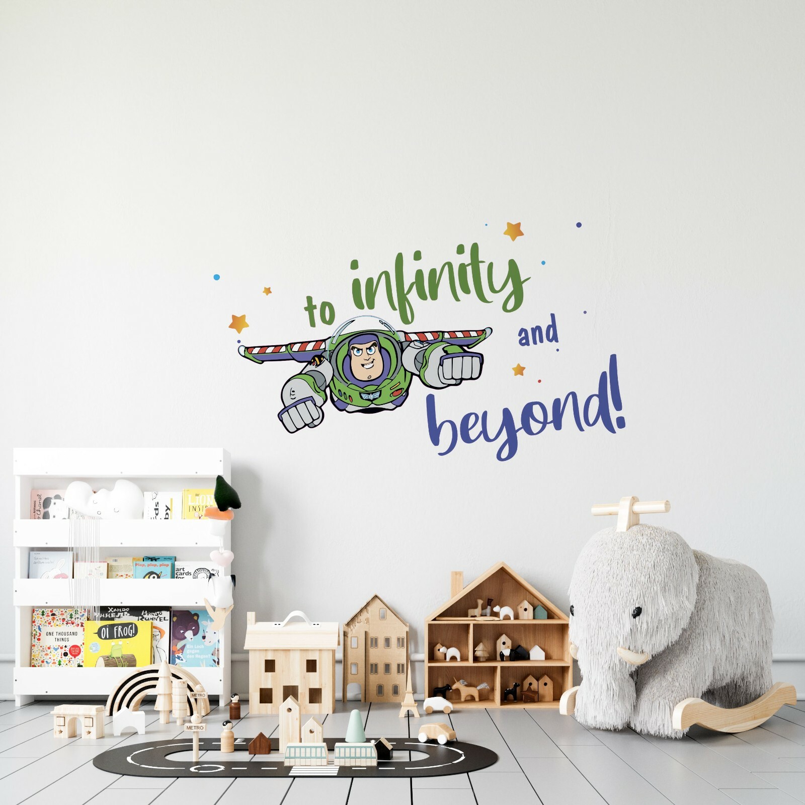 Vinyl Kids Bedroom Toy Story Buzz Lightyear Wall Decal – To Infinity And Beyond