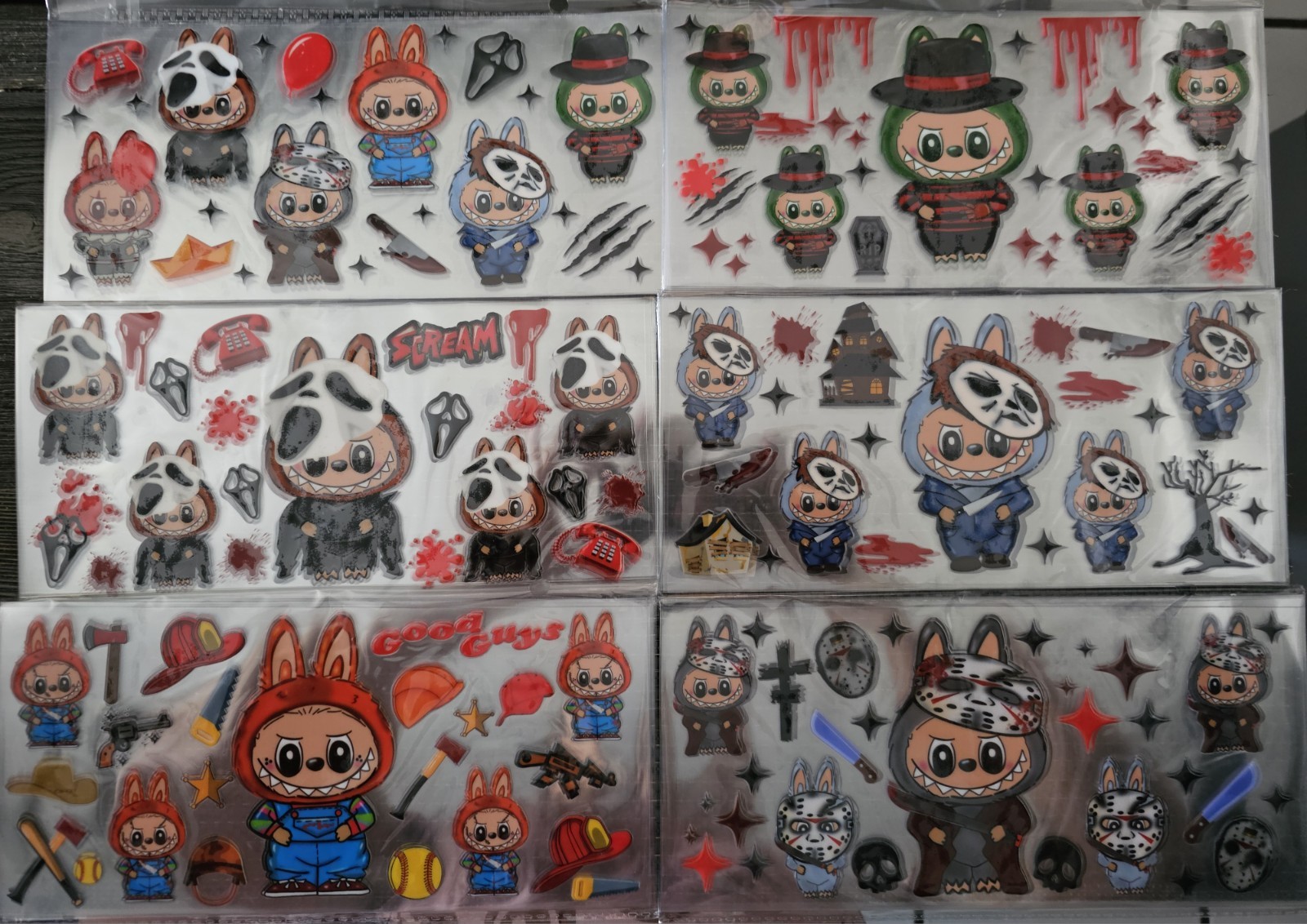 Monsters Halloween Uv Dtf Wraps