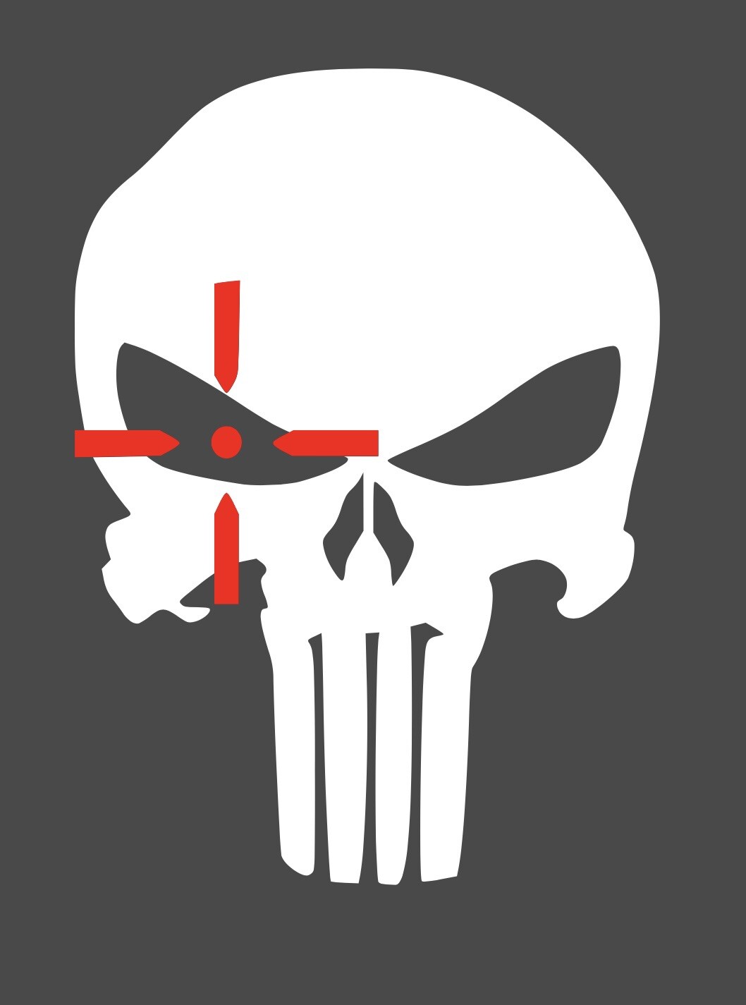 Punisher Crosshair Decal