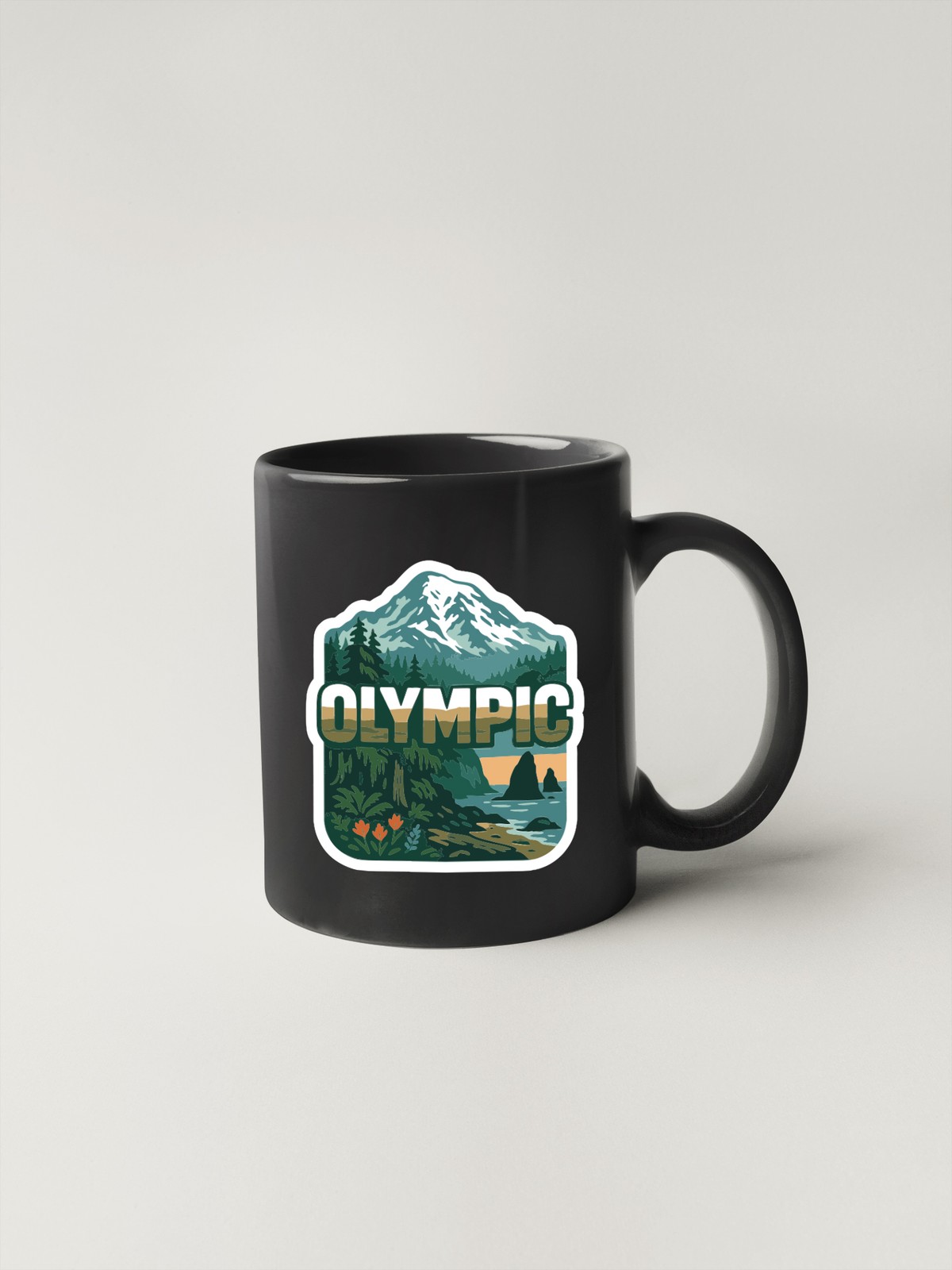 Olympic National Park Decal Sticker – US National Parks Series