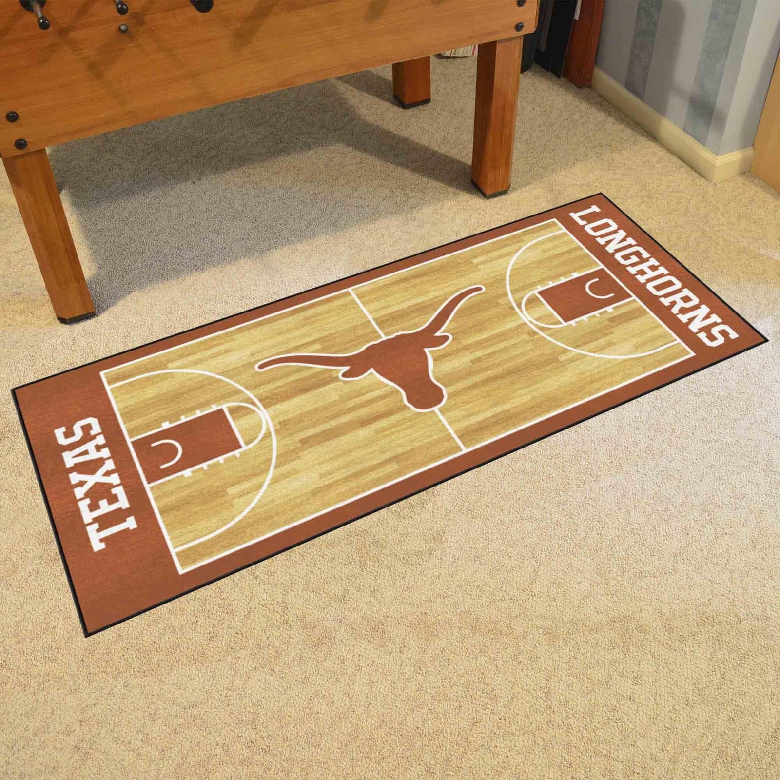 FANMATS NCAA Unisex-Adult Modern Texas Longhorns 2'6" x 6' (Rectangular)