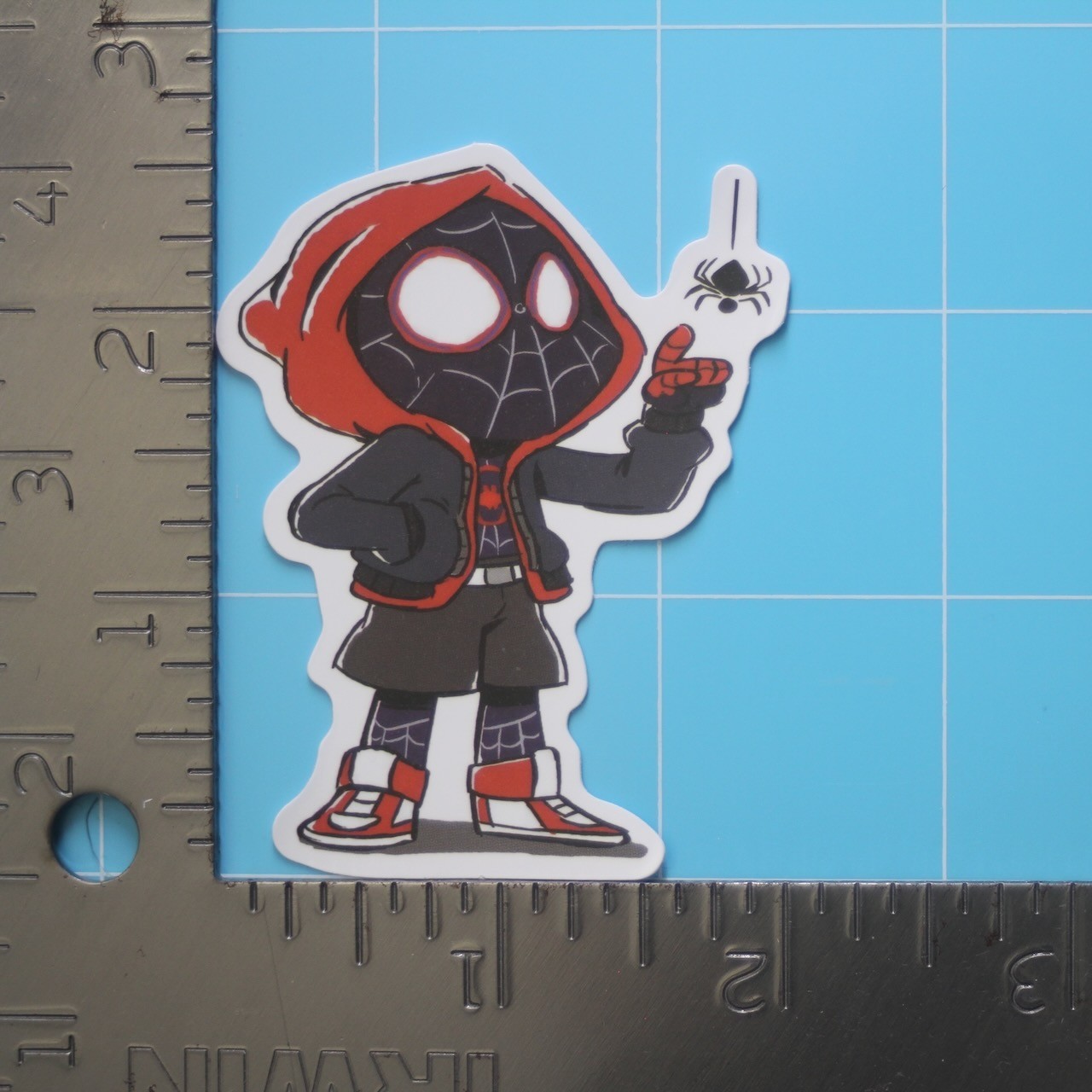 Marvel Universe Sticker (MILES MORALES) MCU Superheroes, Gloss PVC Decal