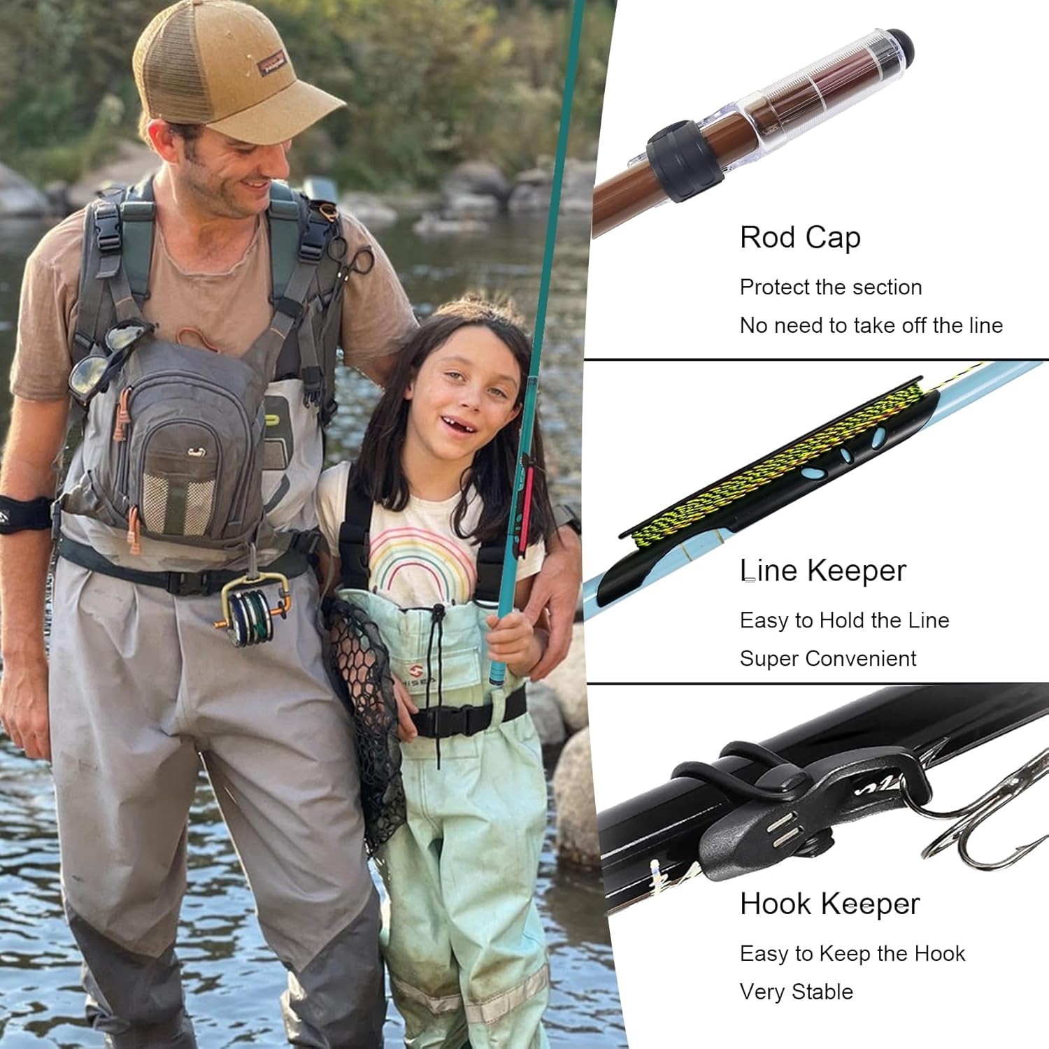 Aventik FreshStart Tenkara Fly Fishing Rod Combo – Green 2.4M/8FT