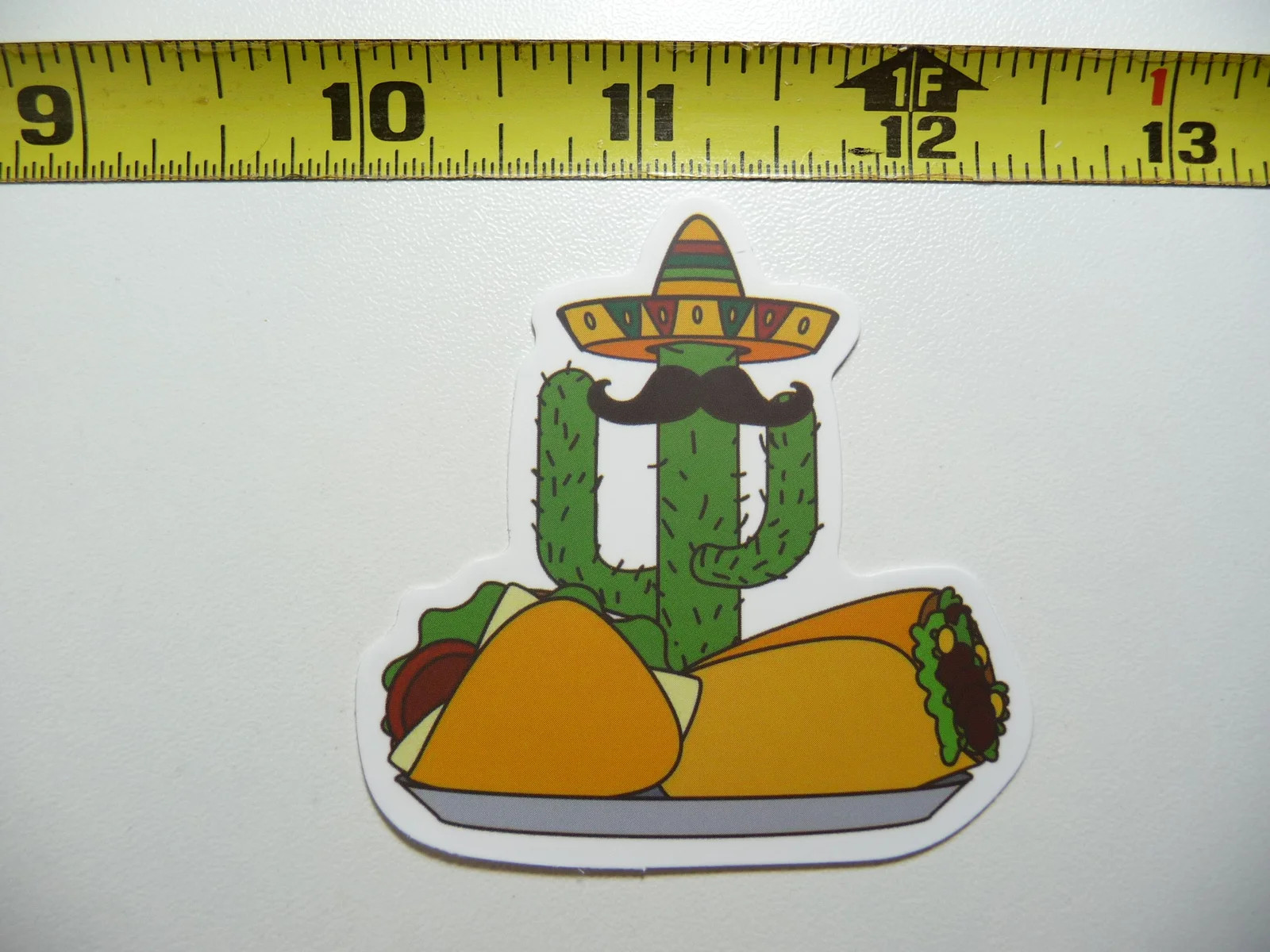 MEXICAN FOOD CACTUS GETTING TO READY EAT SMALL STICKER DECAL MEXICO SOUTHWESTERN