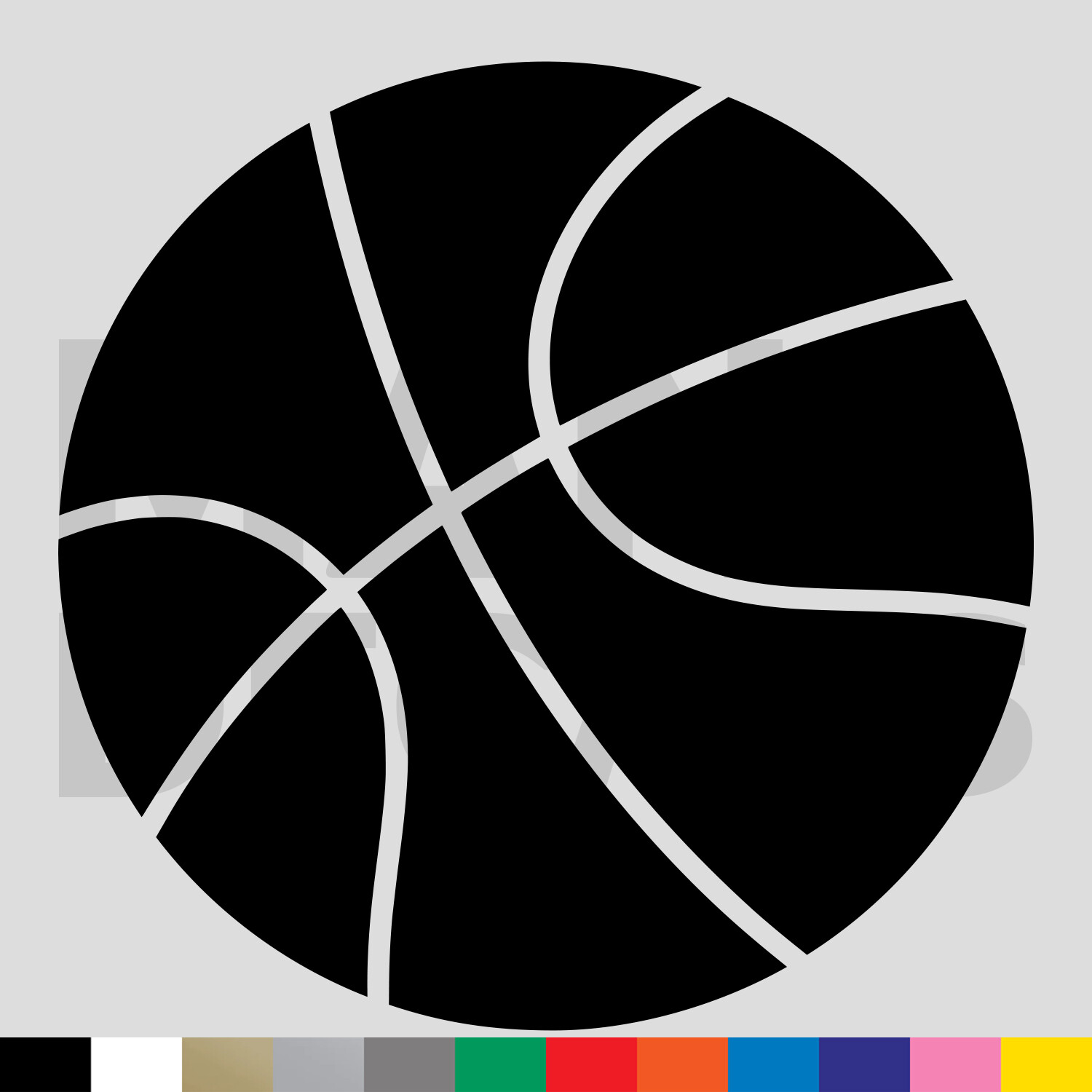 Basketball Vinyl Die Cut Decal Sticker – Sports