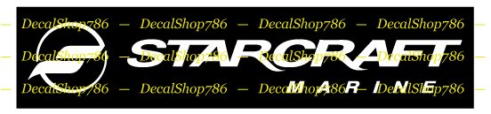 Starcraft Boats – Outdoor Sports- Vinyl Die-Cut Peel N' Stick Decals & Stickers