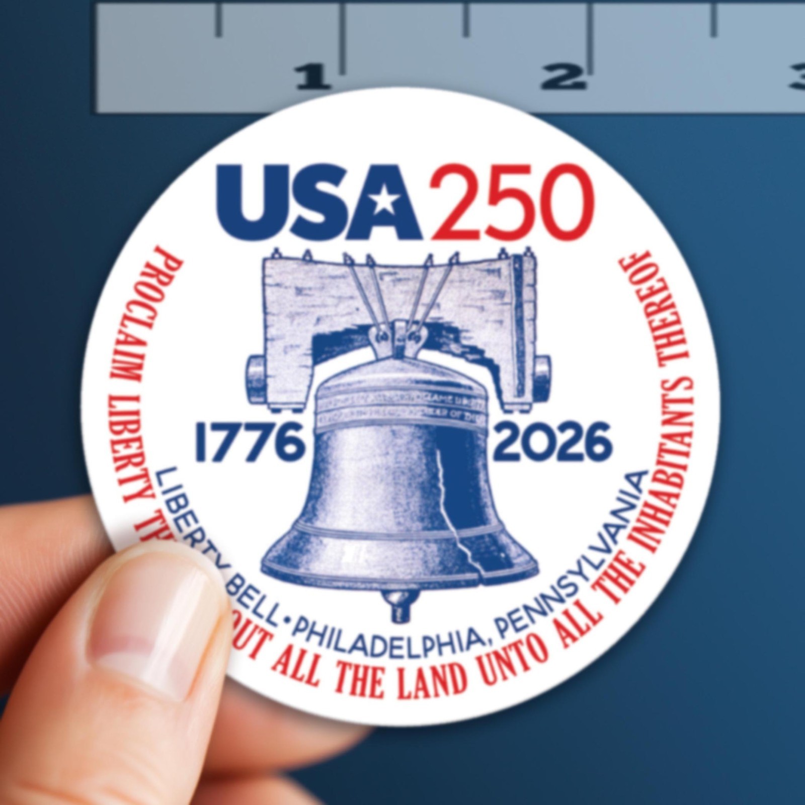 50 PACK Die Cut Stickers – USA America, Semiquincentennial, 250 Freedom