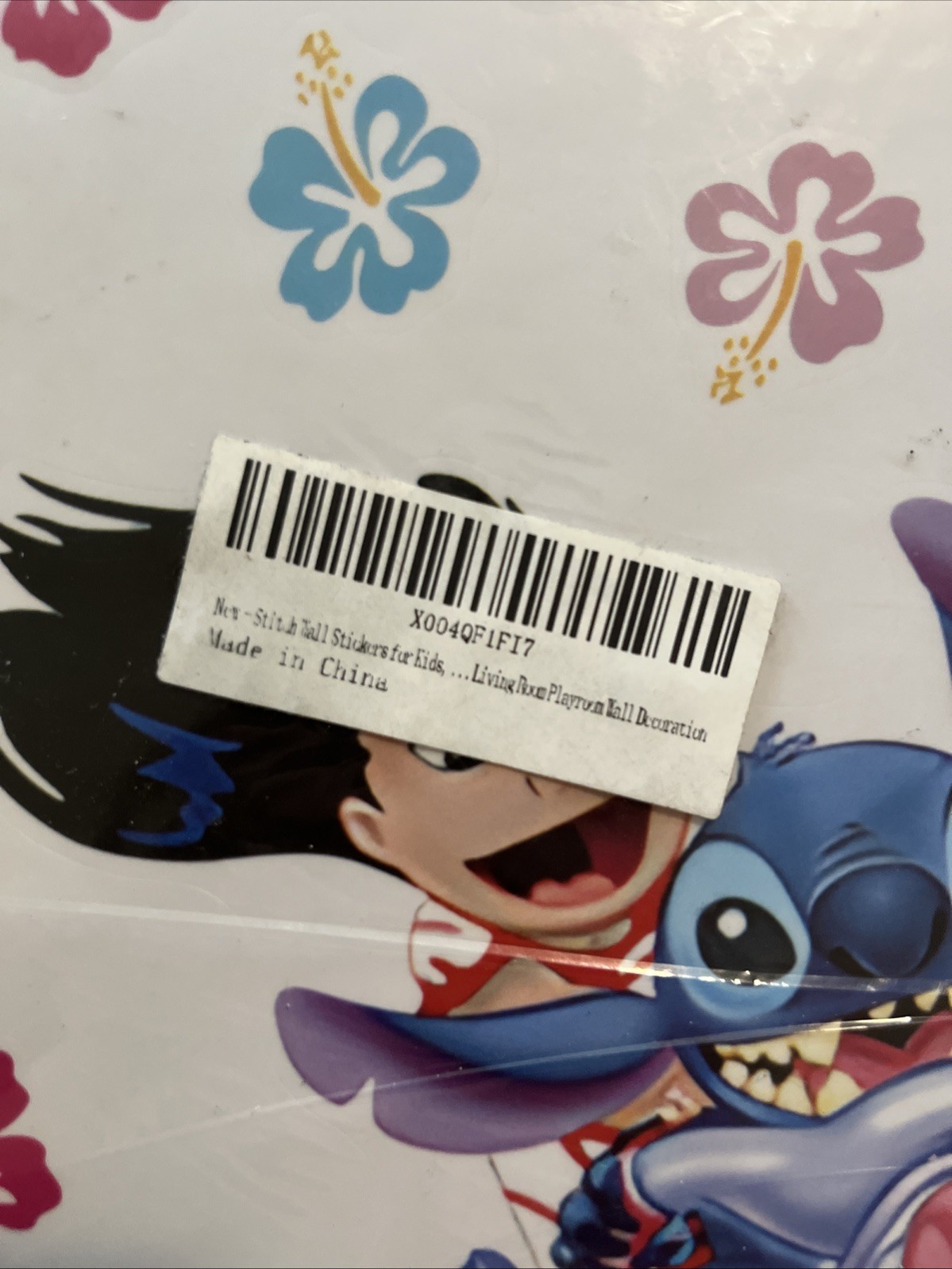 Jumbo Wall Stickers Disney Lilo & Stitch 1”-12” Wall Decor Kids Room Big Peel N