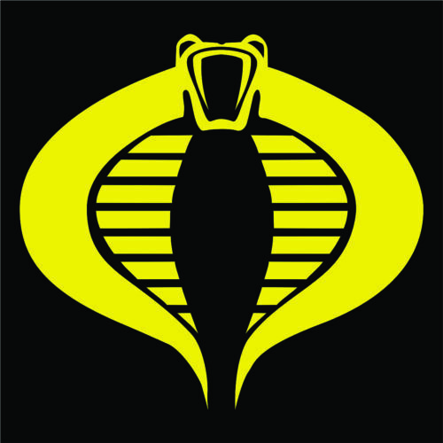 Cobra Command GI JOE- Vinyl Die Cut Car Decal Sticker – FREE SHIP-