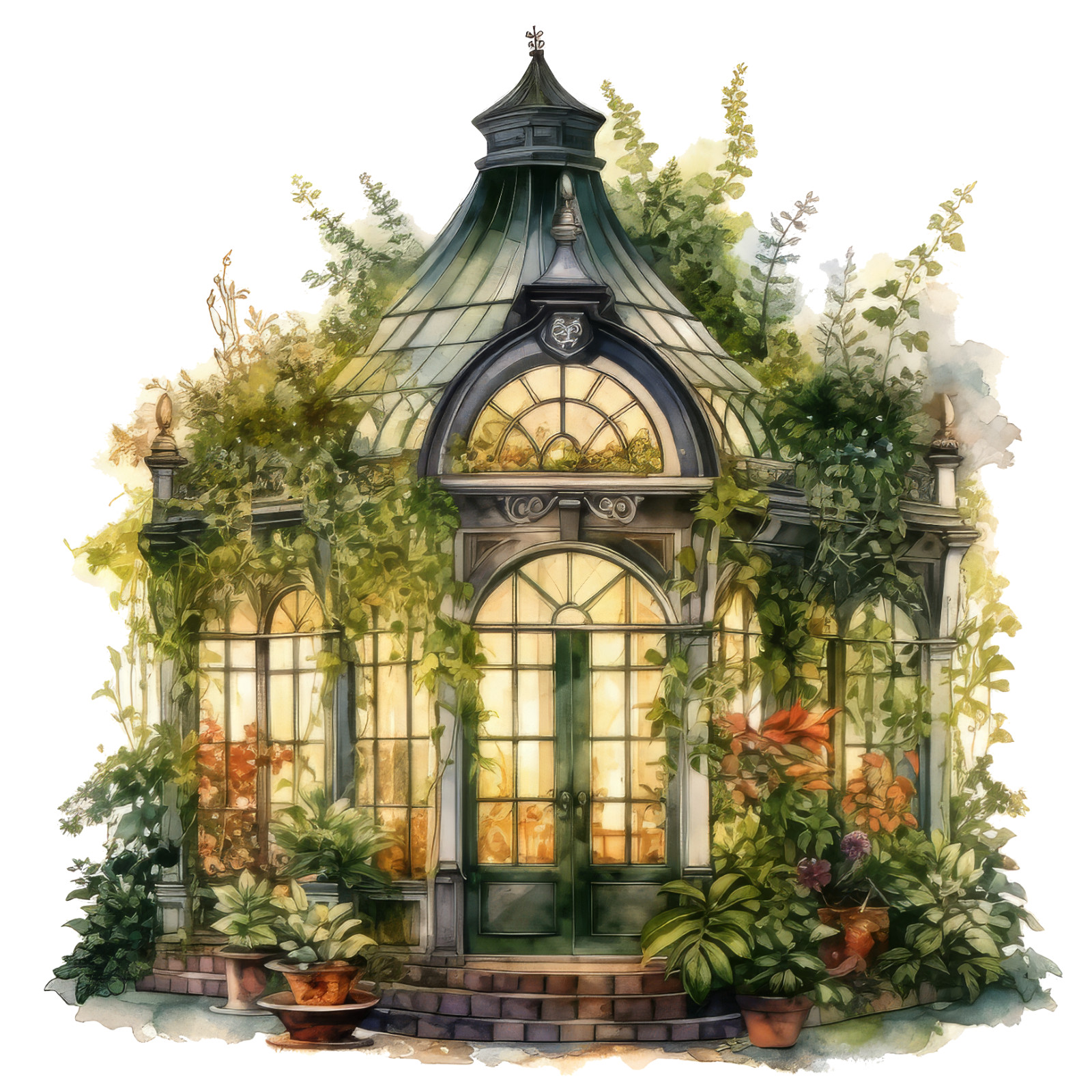 Wall sticker Enchanted Greenhouse Wall sticker 18 x 18 cm large