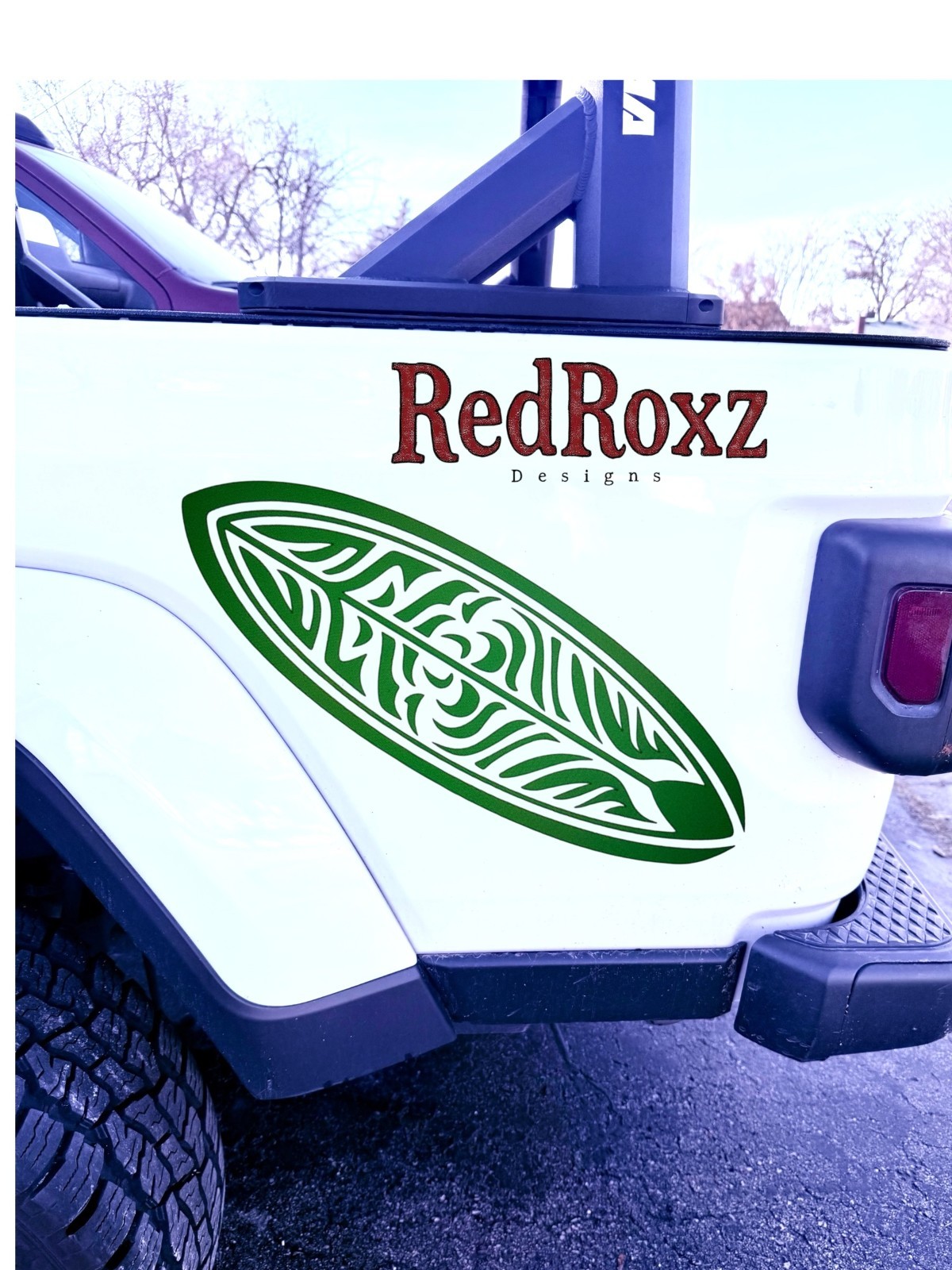 Surfboard Vinyl Decal for car Windows Laptops Any Smooth Surface design #18