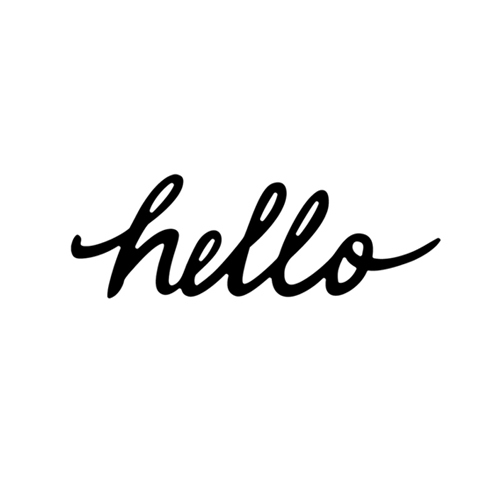 Hello Wall Decal Home Art Front Door Greeting Car Window Laptop Vinyl Sticker