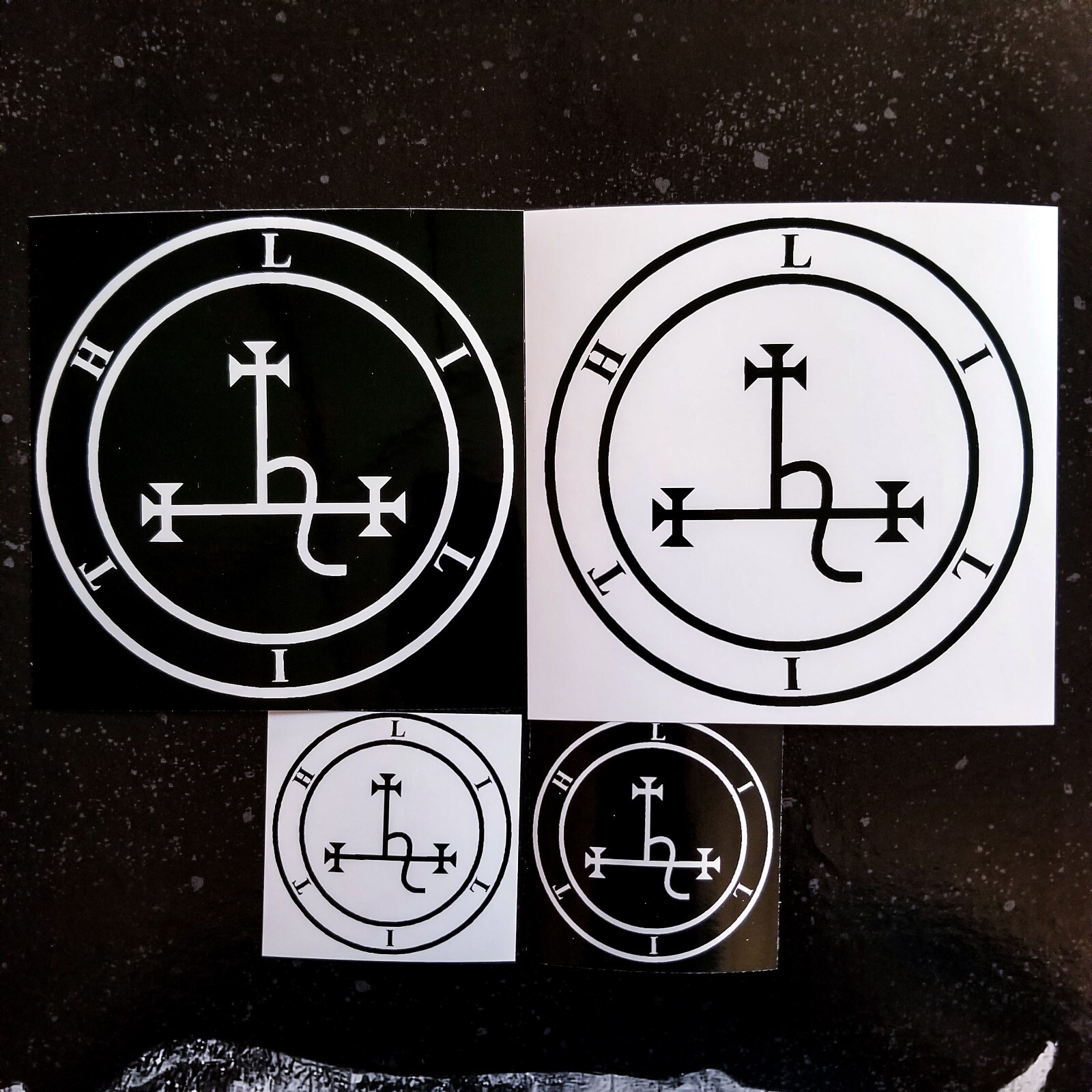 ♆ Lilith Sigil Seal 4 x 4" Waterproof Vinyl Sticker [💪 HQ Durability!] Occult