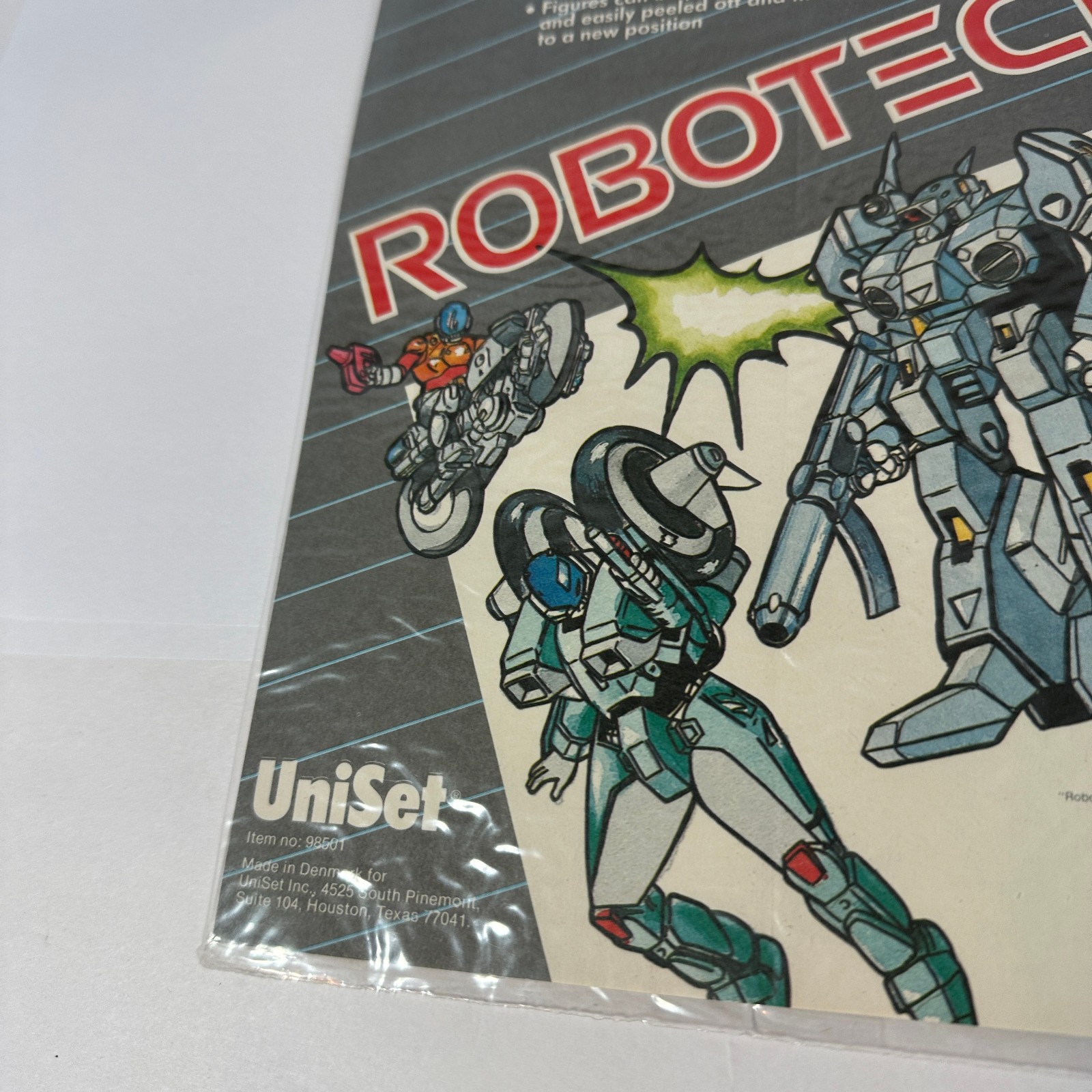 Vintage 1985 Press & Peel Robotech Vinyl Sticker Set Brand New