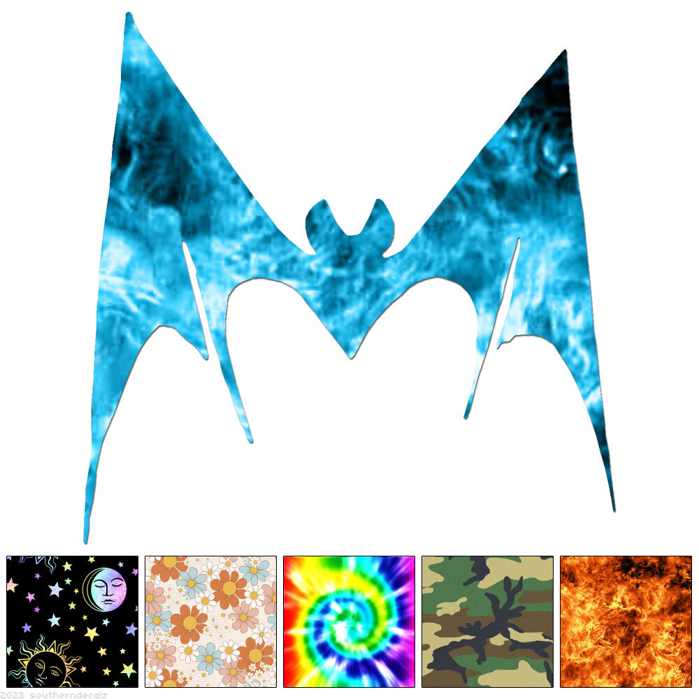 Vampire Bat Halloween – Decal Sticker – Multiple Patterns & Sizes – ebn7549