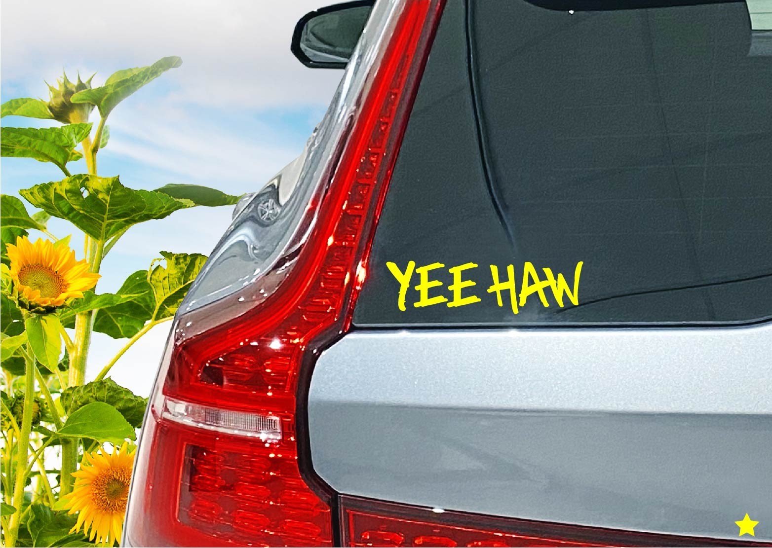 YeeHaw Decal Window Sticker Yee Haw Country Truck Music Farm Life Mullet Western