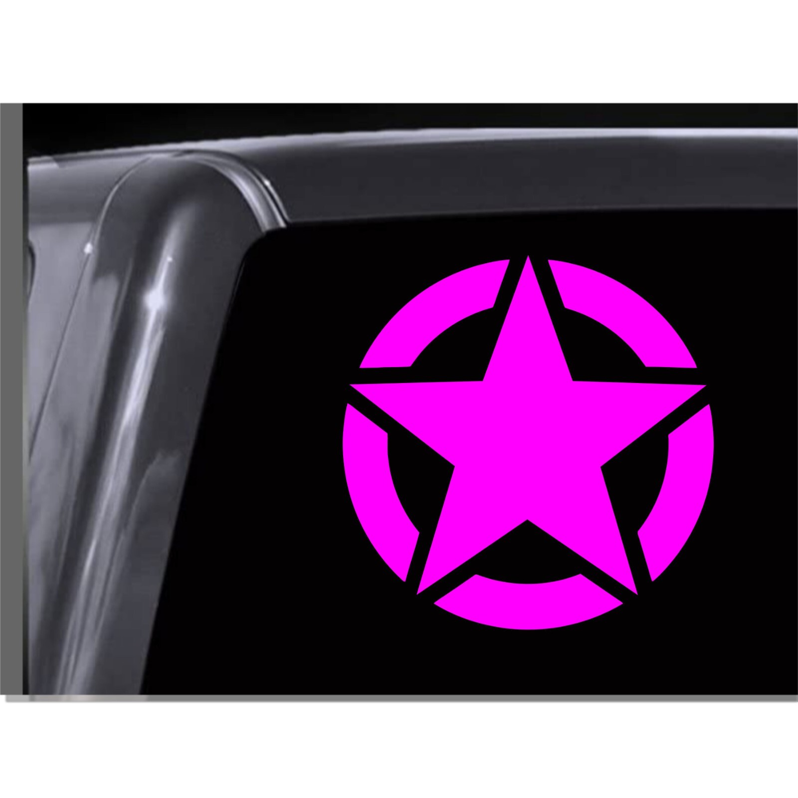 ARMY MILITARY STAR Vinyl Decal. Car Window Sticker