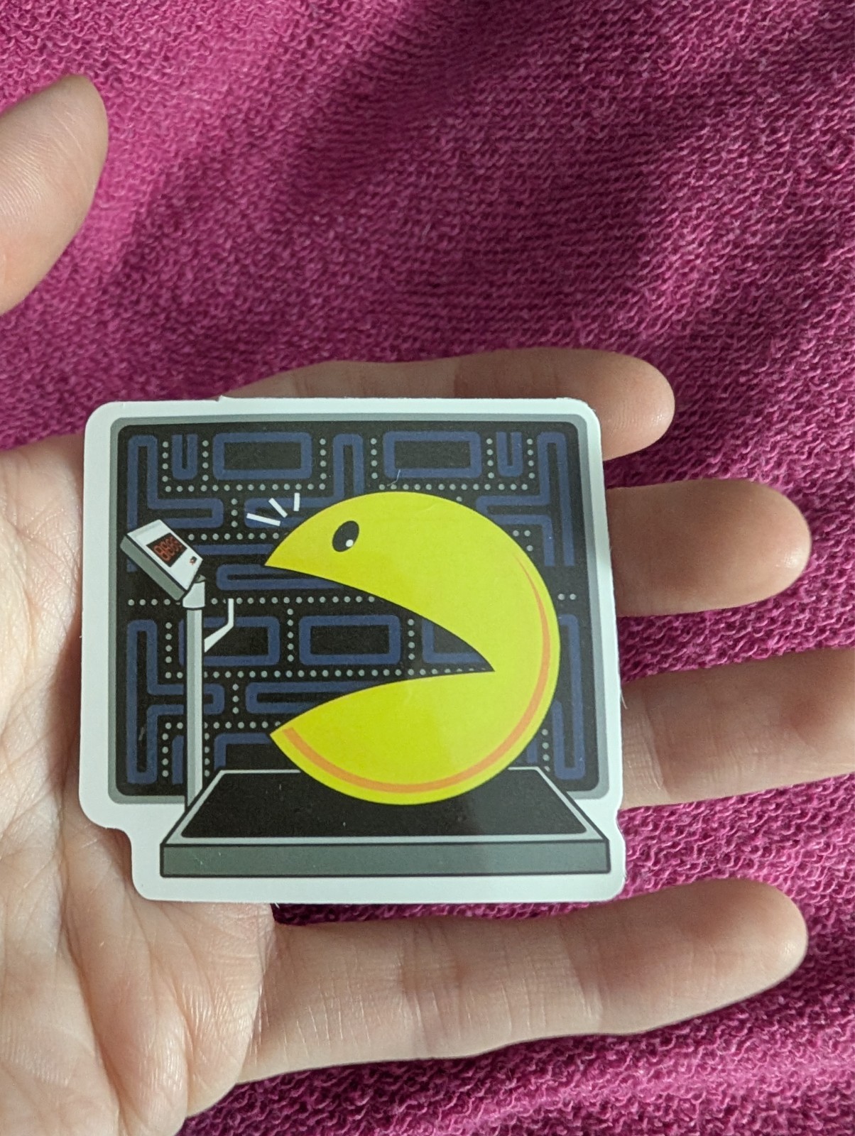 Pac-Man Sticker – Retro Arcade, Video Game, Blinky, Ghost, Pinky, Clyde