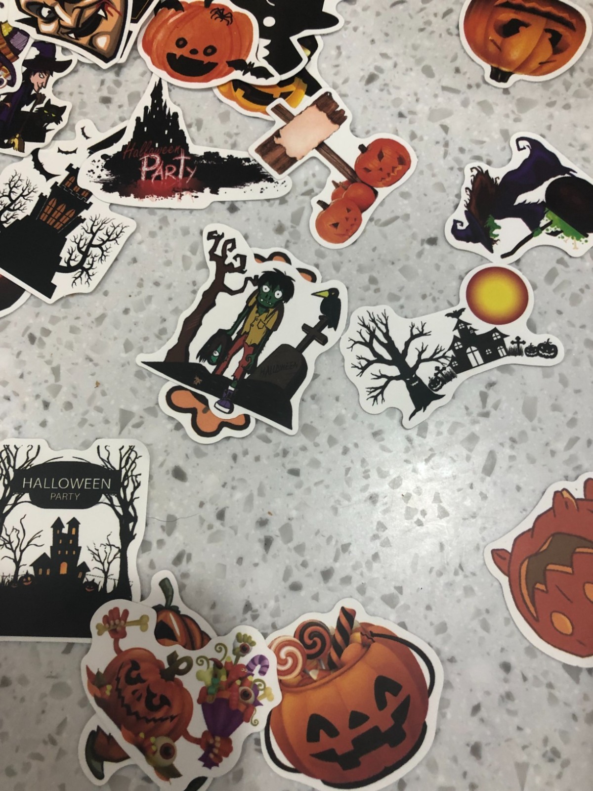 Halloween Mix Sticker Lot 100 Stickers Horror Kids To Adults Something For All!
