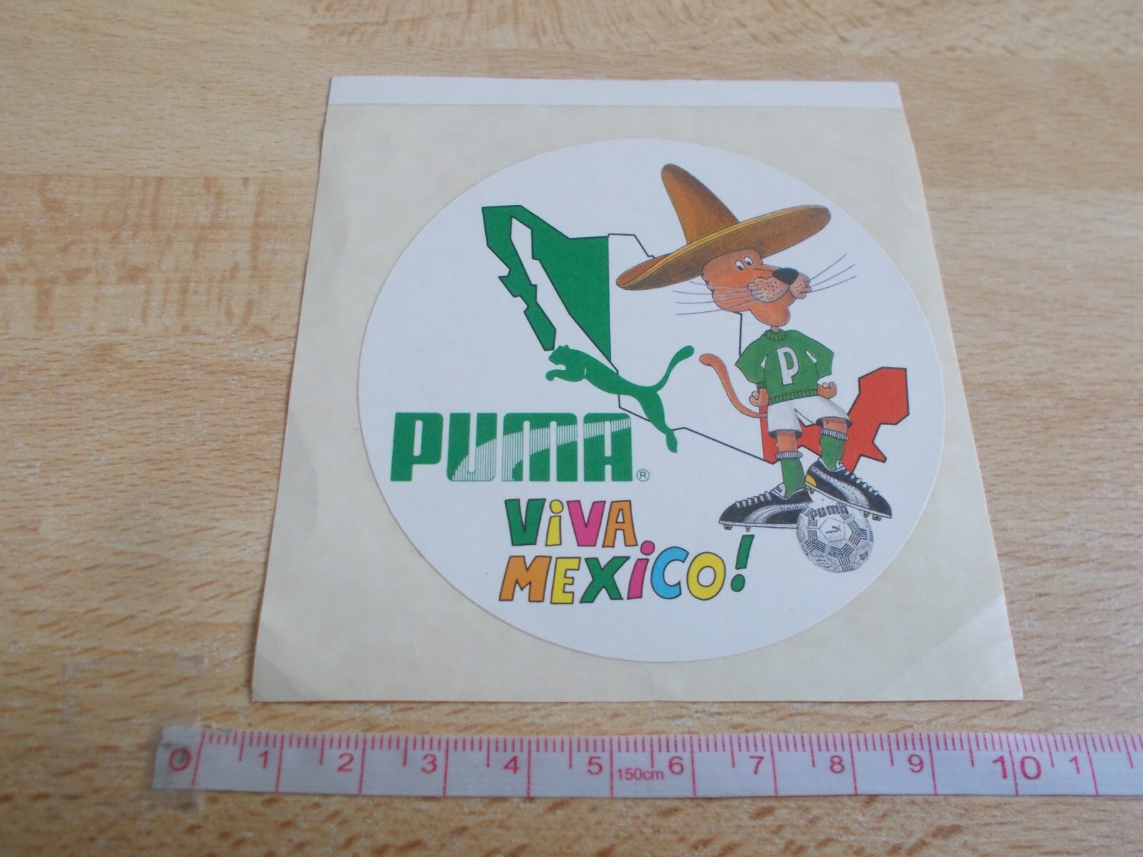 Sticker Soccer – Puma – Viva Mexico – Cup Of World Soccer 1986