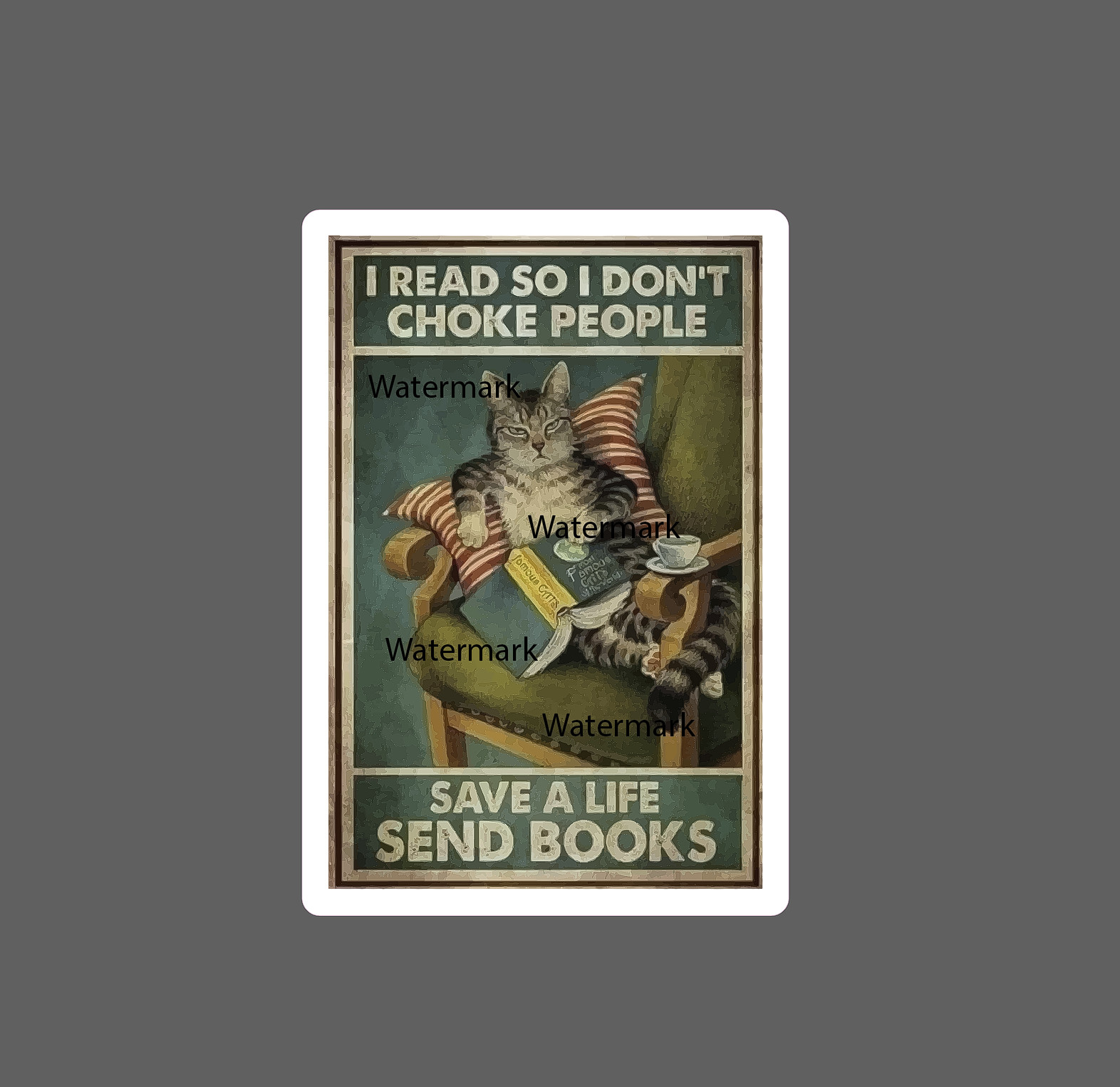 Reading Books Sticker Anger Prevention NEW – Buy Any 4 For $1.75 EACH Storewide!