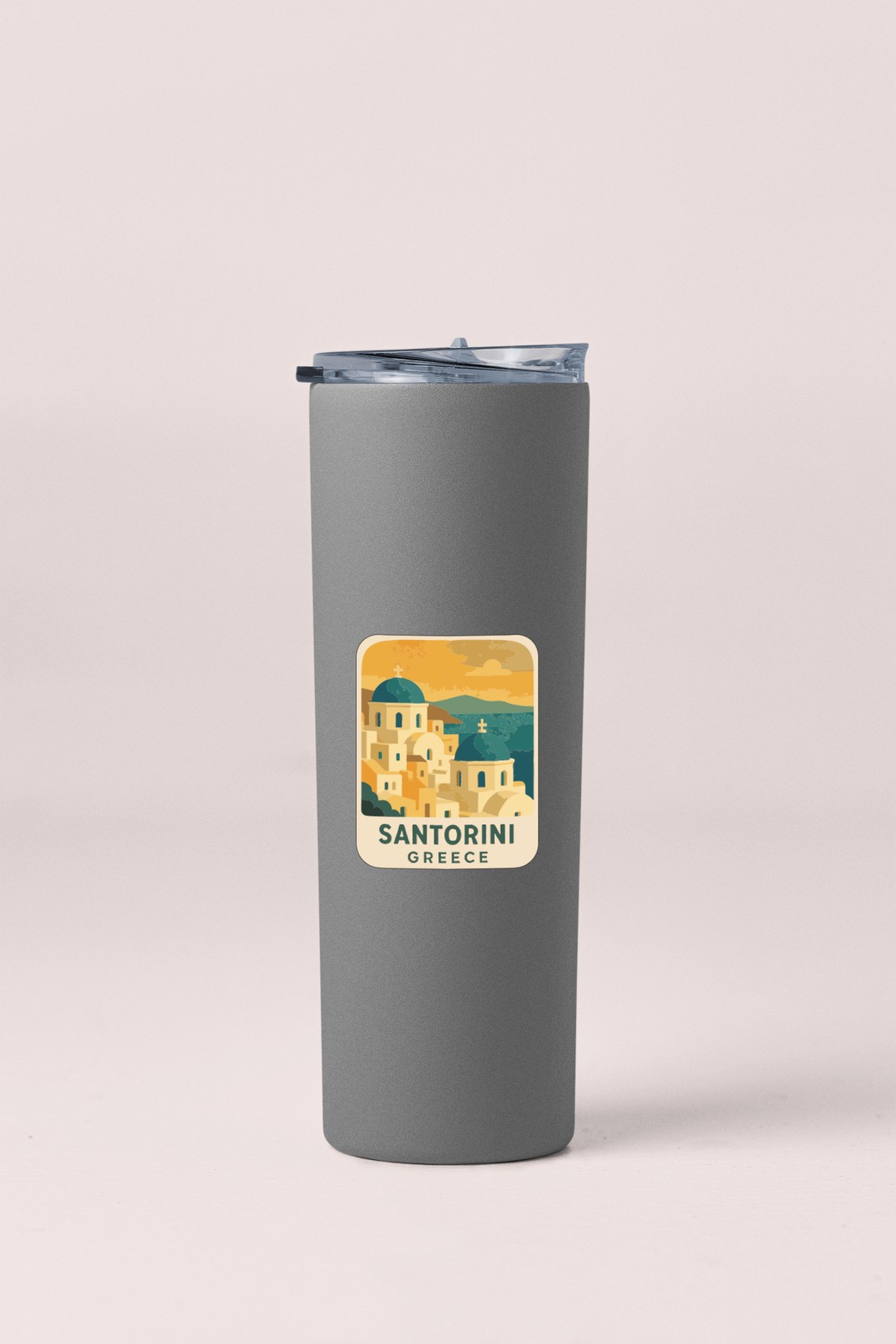 Santorini Greece Sticker Decal Vinyl Die-Cut Symbolic Landmark Design