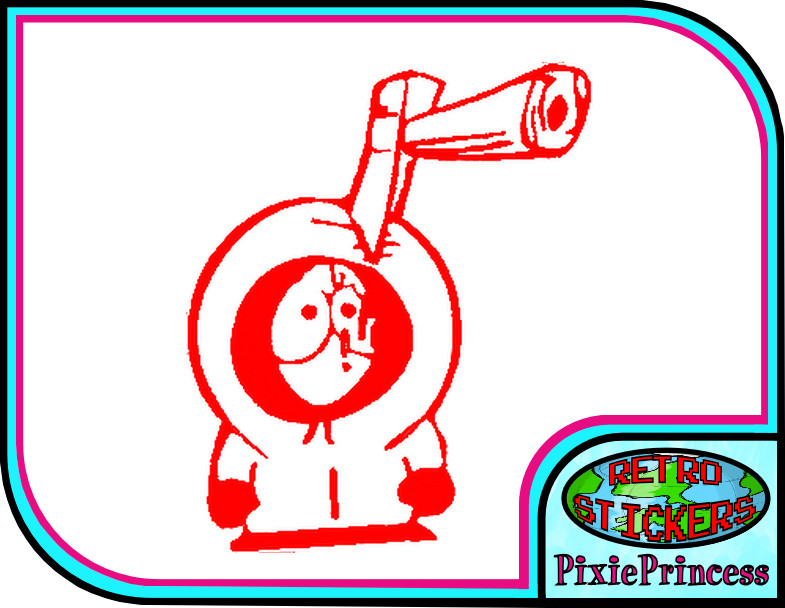 South Park Kenny Funny F Vinyl Sticker Killed Poster Room Wall Window Cartoon