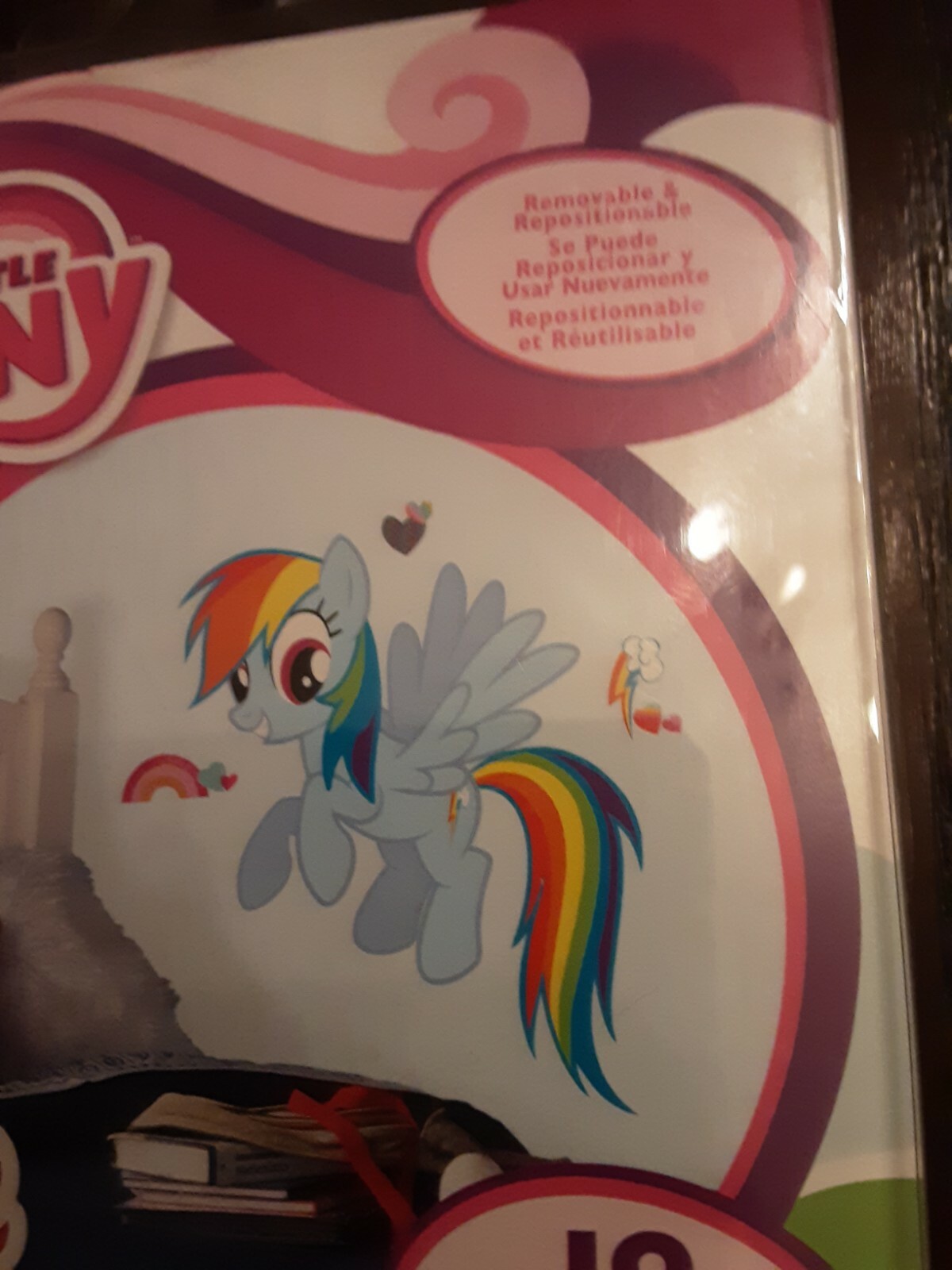 RoomMates My Little Pony Rainbow Dash Peel and Stick Giant Wall Decals