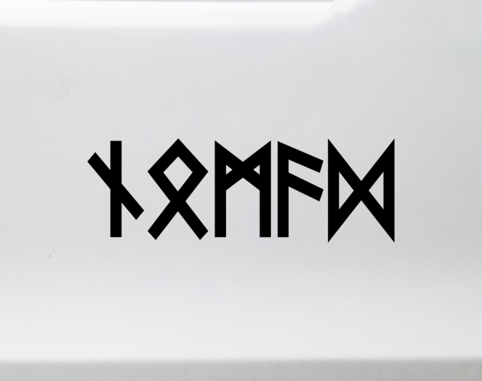 Nomad Futhark Rune Vinyl Decal Norse Viking Traveler Sticker