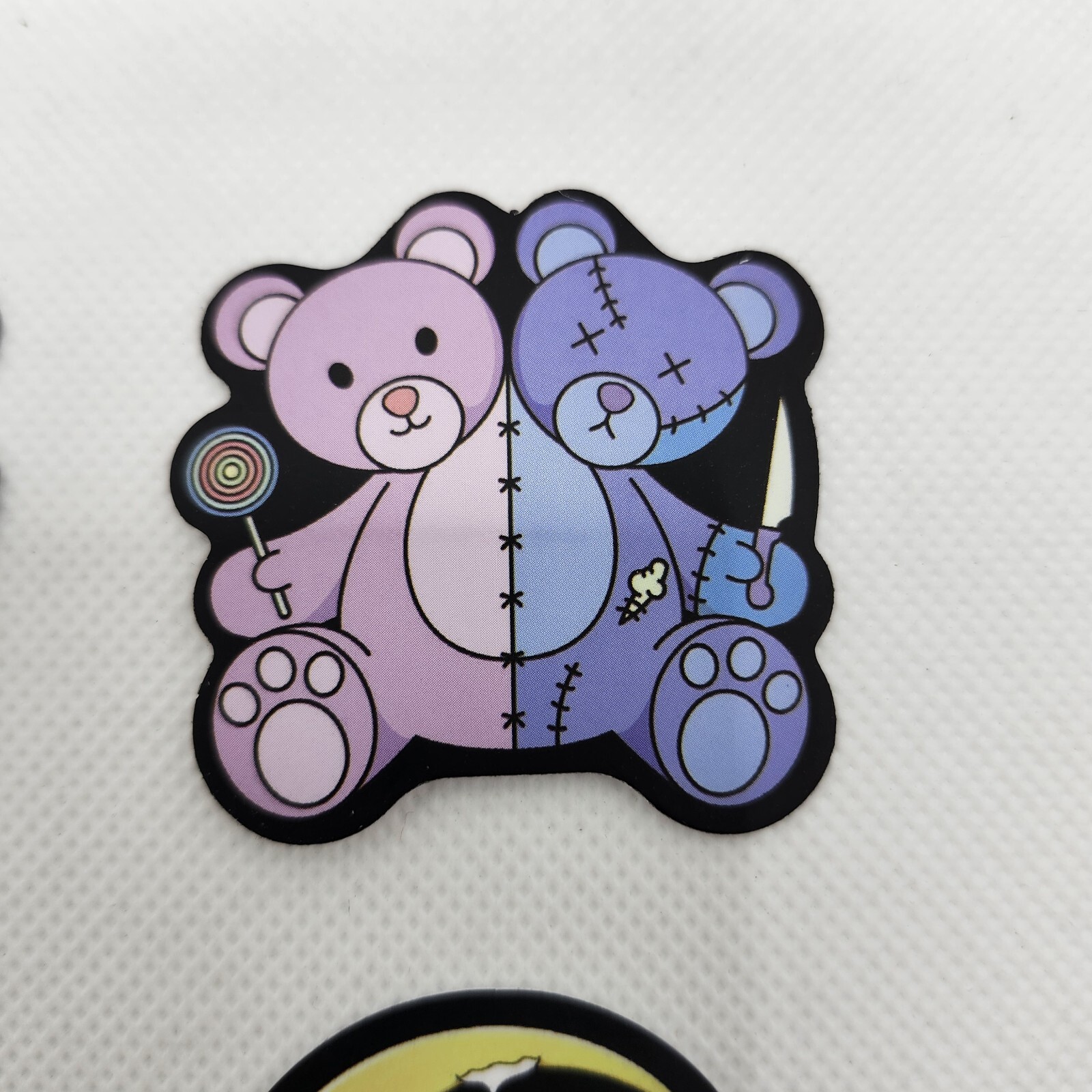 Lot Of 9 Morbid Goth Creepy Cute Dark Pastel Vinyl Waterproof Stickers Plushies