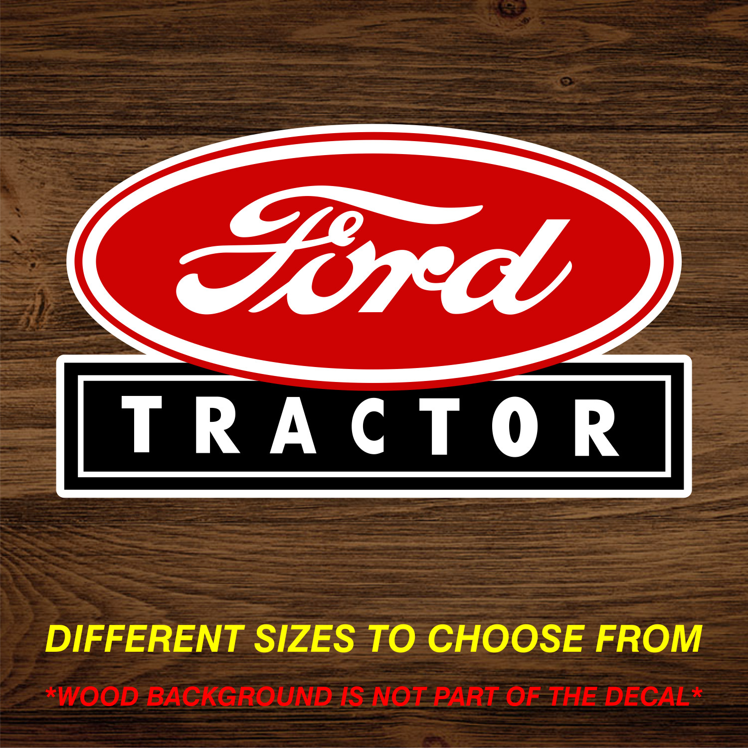 Vintage Ford Tractor Vinyl Decal Sticker Free Shipping