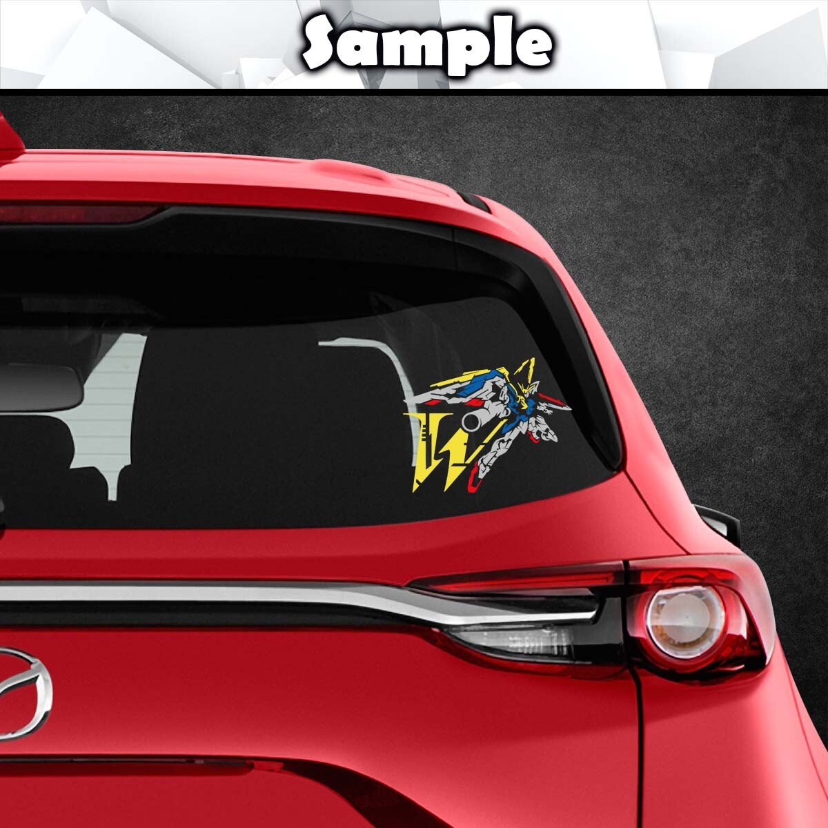 Wing Gundam Ver.Ka Vinyl Decal Sticker (Anime Mecha Car Laptop PC Tower Decor)