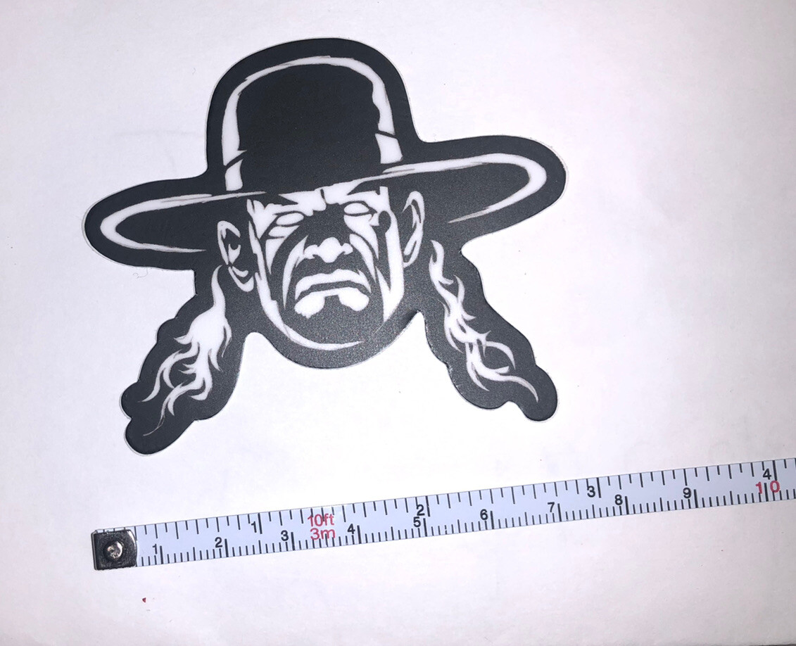 Vinyl Decal Truck Car Sticker Laptop – WWE WWF Wrestling The Undertaker