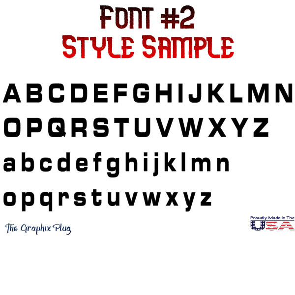 Custom Text Decal Vinyl Lettering Personalized Sticker Name