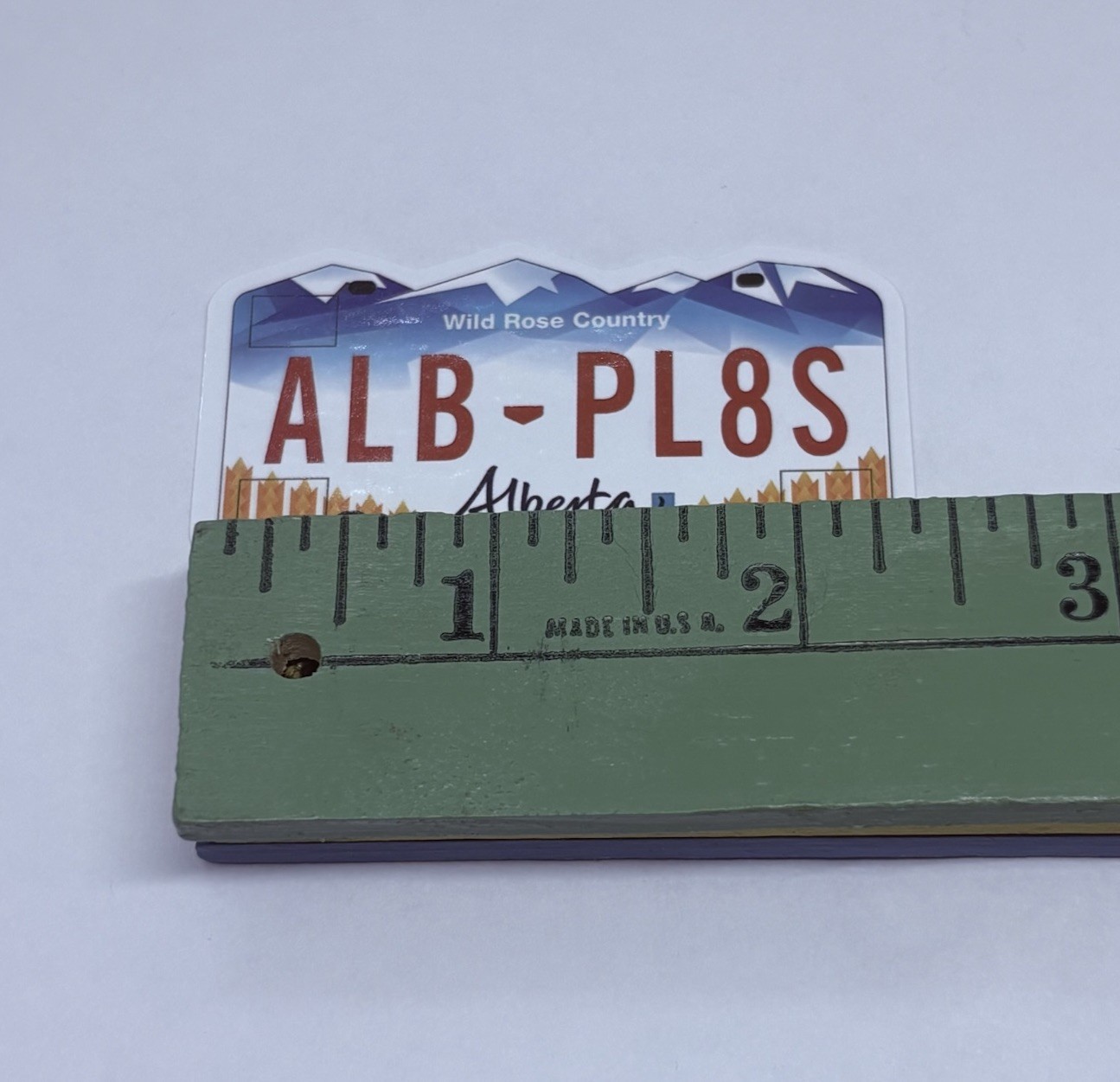 Alaska Novelty License Plate Sticker Wild Rose Art Decal Vinyl Souvenir Tc6