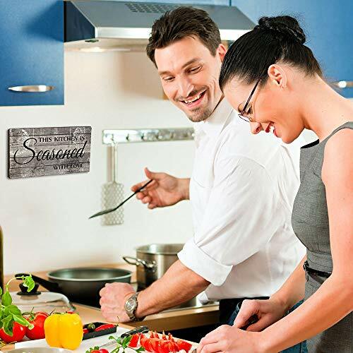 SAC SMARTEN ARTS Rustic Kitchen Decorations Wall Art Farmhouse Kitchen Decor-…