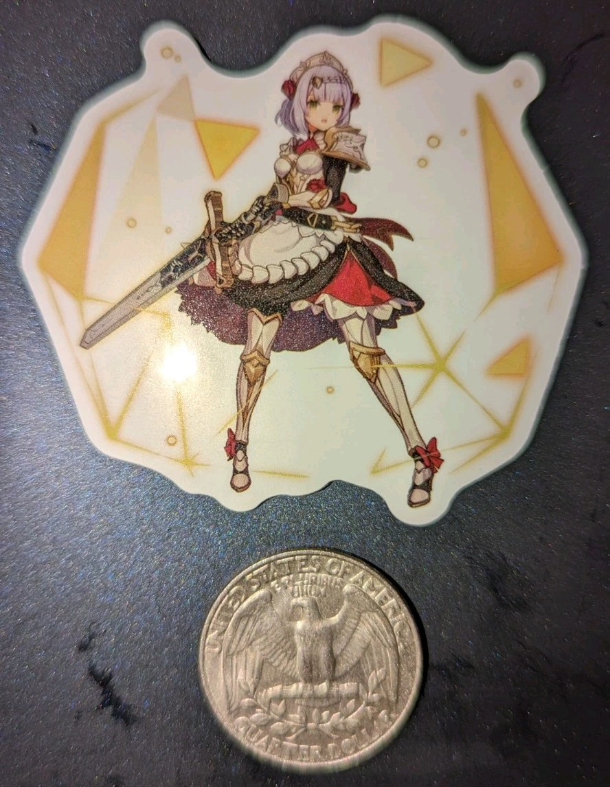 Noelle Genshin Impact Anime Sticker Adhesive Decal Wall Phone Decor