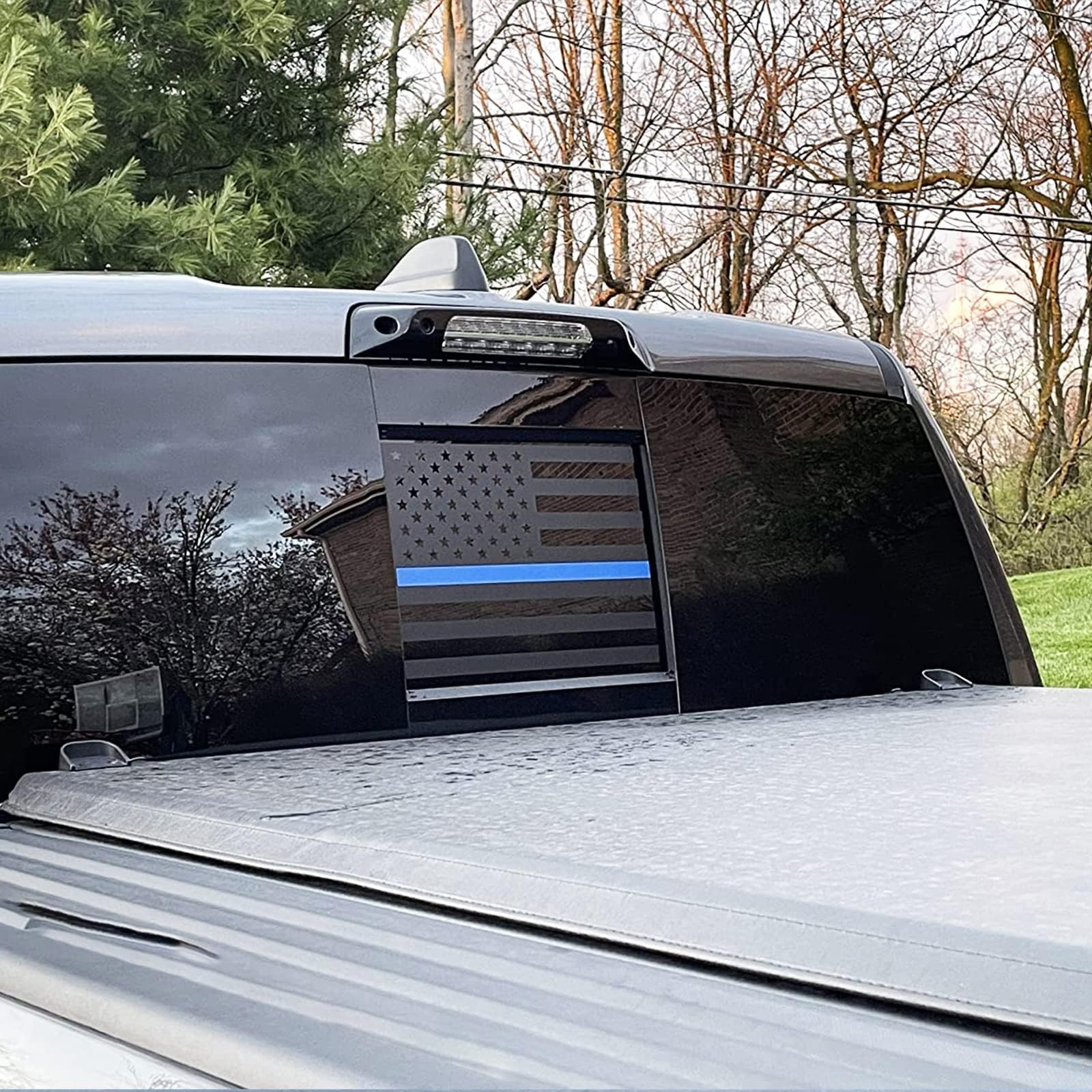 American Flag Decals for 20192025 Chevy Silverado GMC Sierra Rear Window