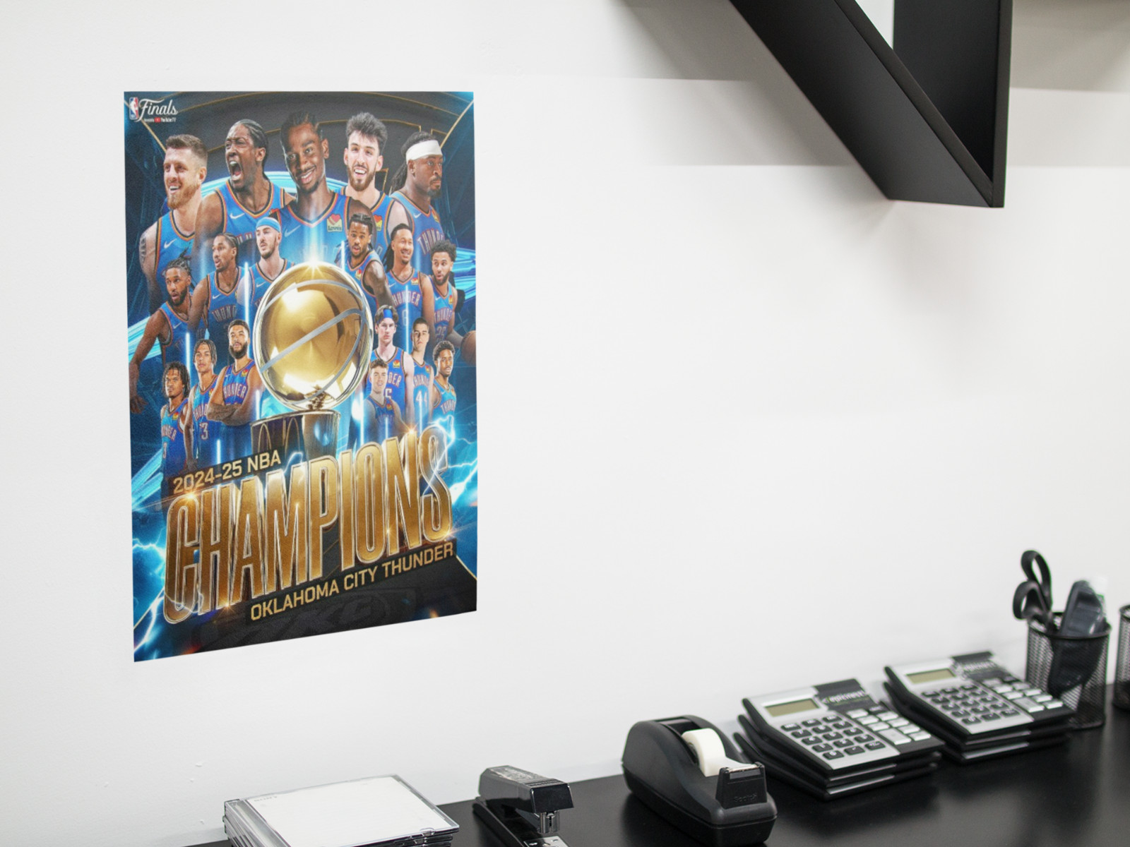 Basketball Champion Wall Vinyl Decal Graphic Poster Print Removable Adhesive