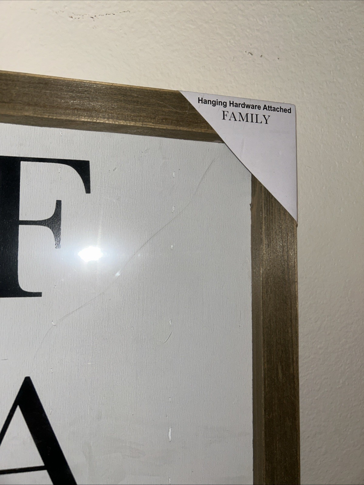 Oversized 36×14 FAMILY Vertical Wood Sign Frame Rustic Country Home Wall Decor