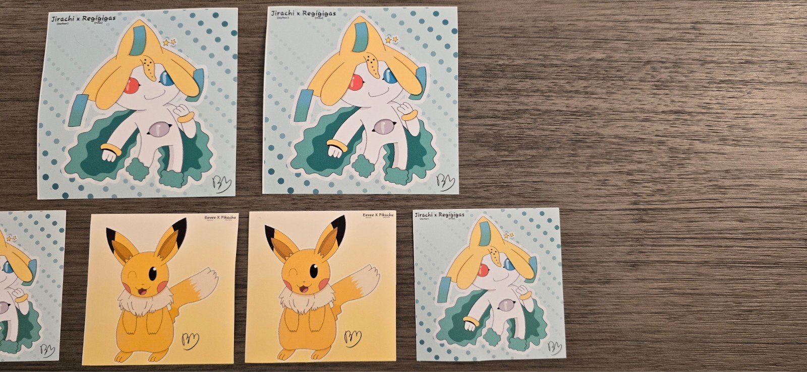 Custom Made Pokémon Fusion Stickers (SELECT WHAT YOU'D LIKE)