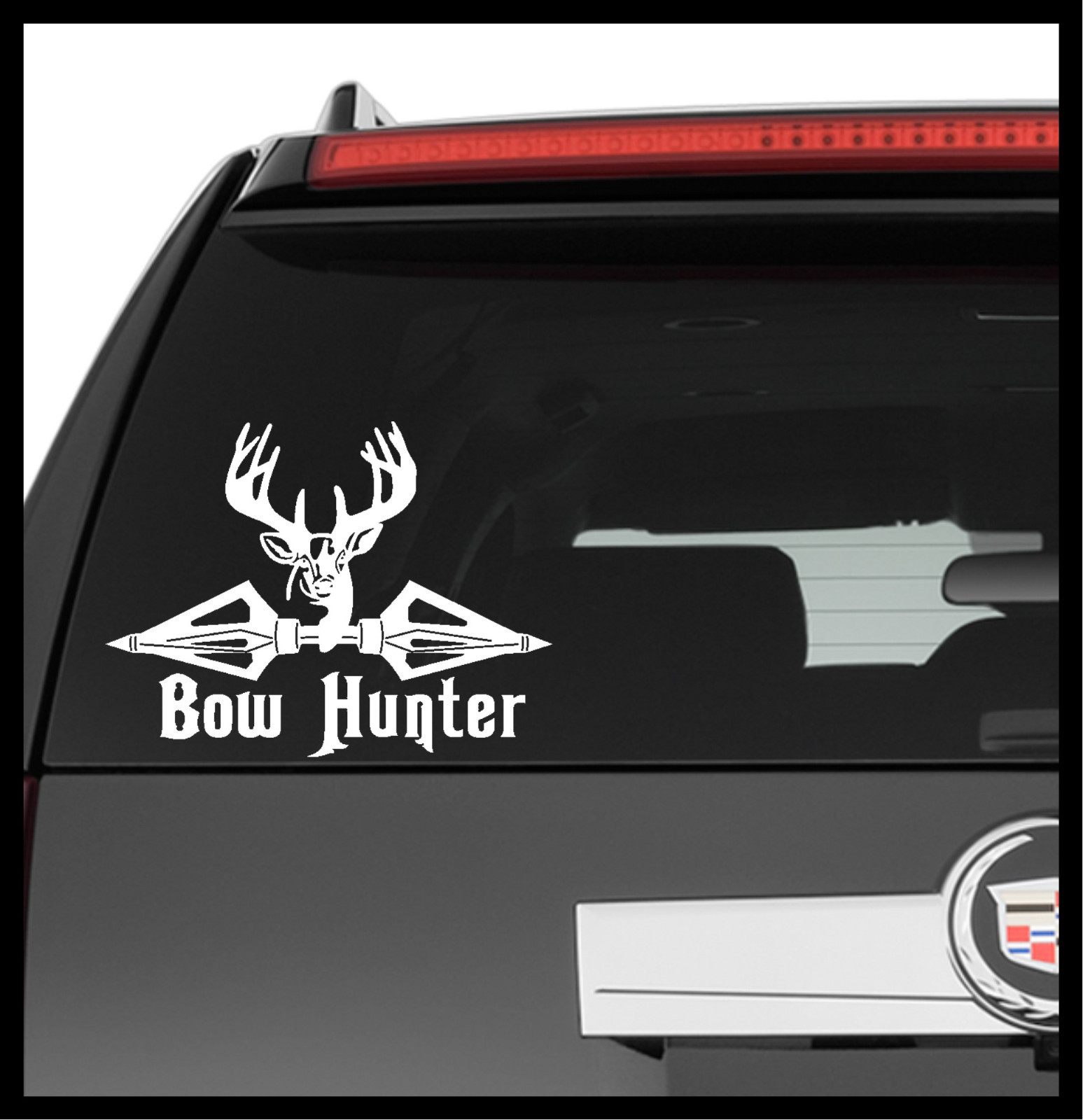 Vinyl Decal Truck Car Sticker Laptop – Hunt Fish Hunting Deer Bow Hunter