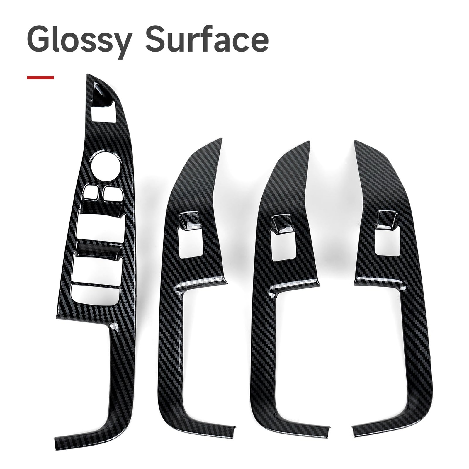 Car Window Lift Switch Cover Decal ABS Trim Sticker for BMW X5 G05 20192026