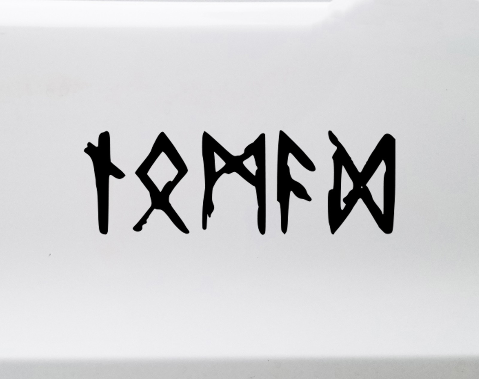 Nomad in Futhark Runes Vinyl Decal Viking Traveler Norse Sticker V2