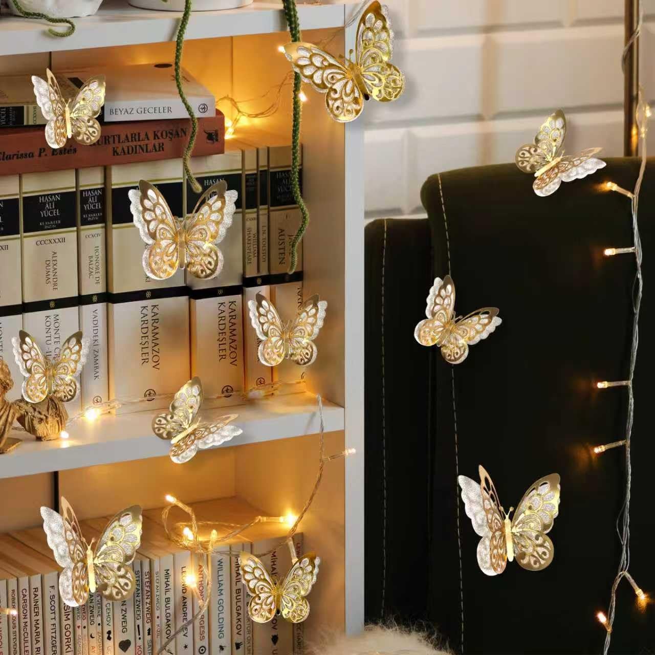 3D Butterfly Wall Decals – & Wedding Celebrations, -Adhesive Wall Art Decorat…